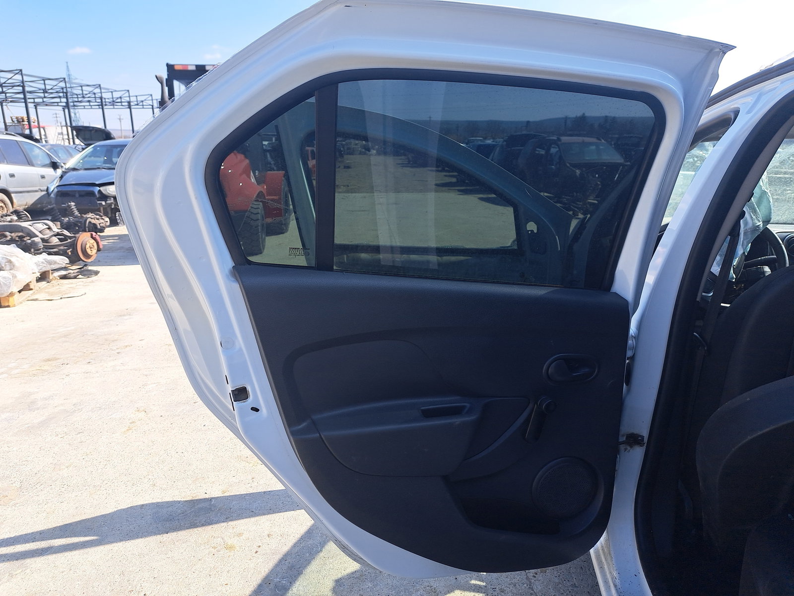 Usa stanga spate Dacia Logan 2 [Fabr 2012-2020] Berlina ALB - imagine 2