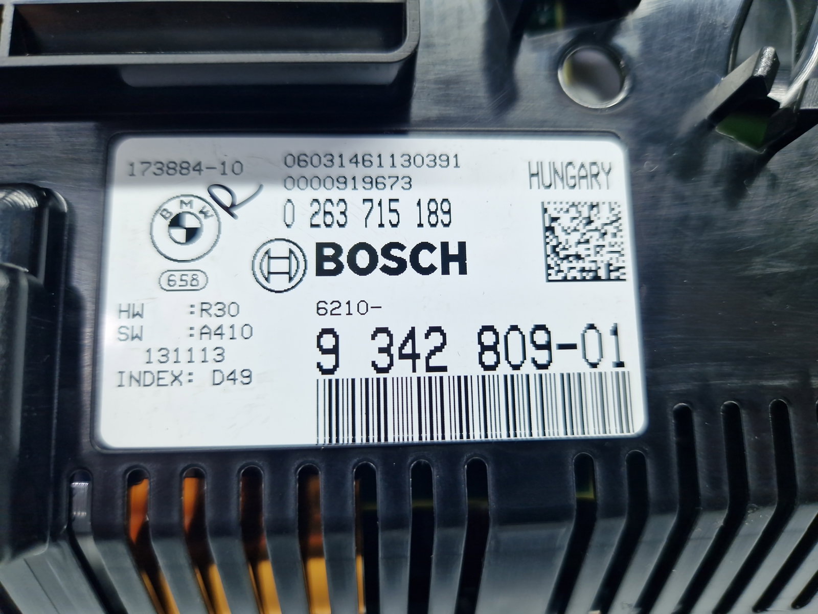 Ceas bord Bmw 5 GT (F07) [Fabr 2011-2016] 9342809-01 - imagine 5