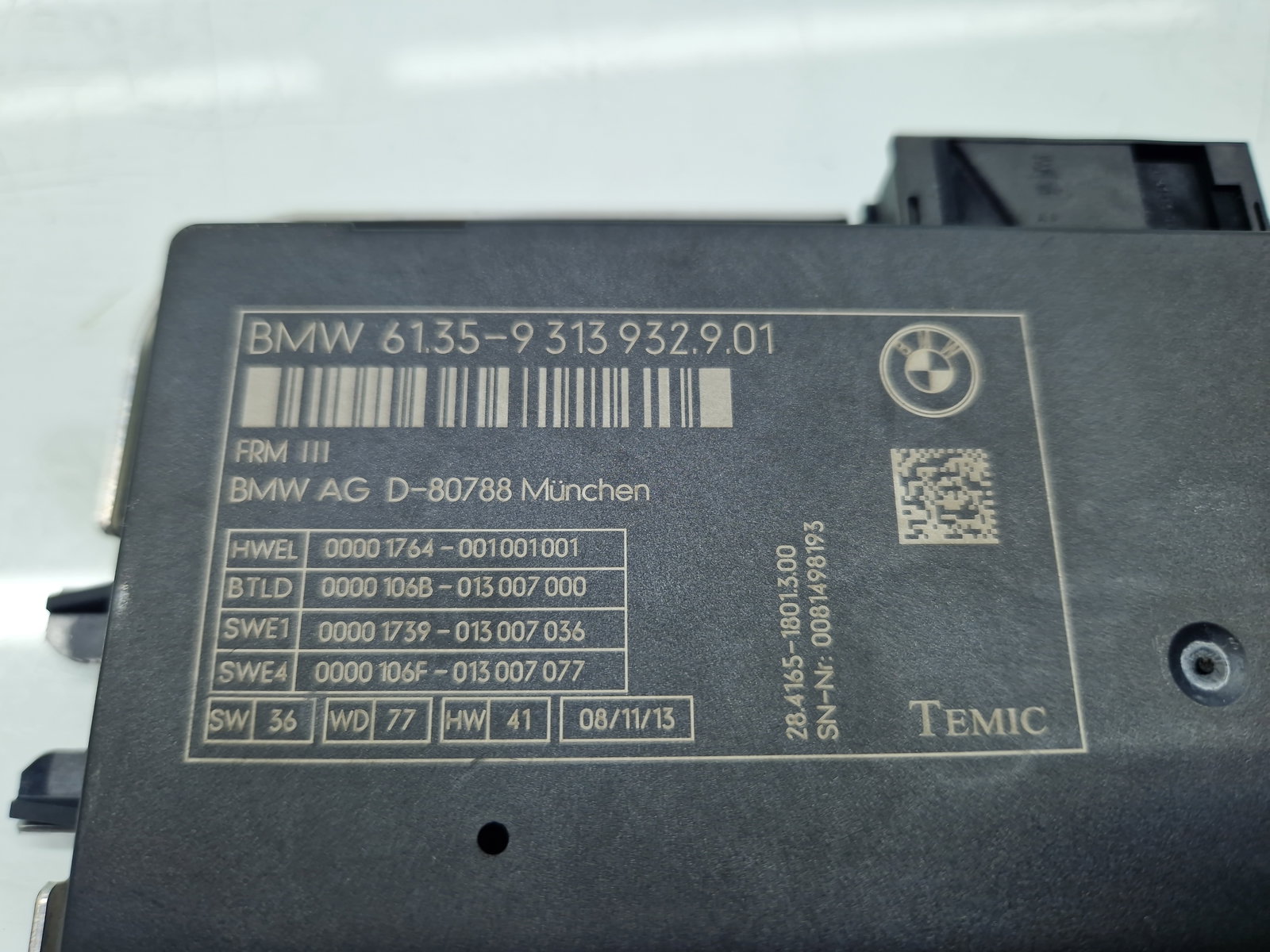 Modul confort Bmw 5 GT (F07) [Fabr 2011-2016] 6135-9313932901 - imagine 4