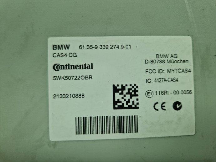 Modul confort Bmw 5 GT (F07) [Fabr 2011-2016] 6135-93392749-01