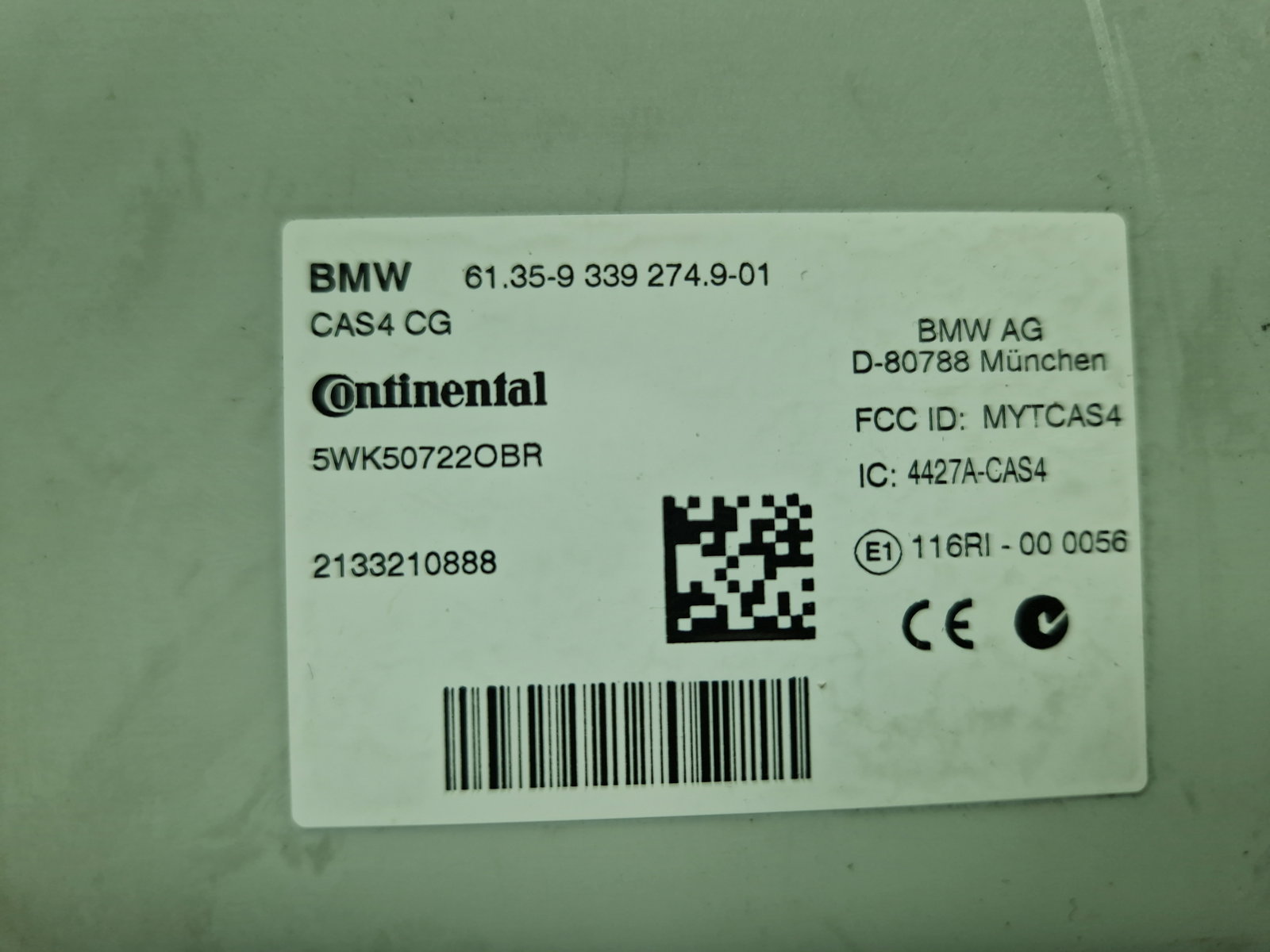 Modul confort Bmw 5 GT (F07) [Fabr 2011-2016] 6135-93392749-01 - imagine 5