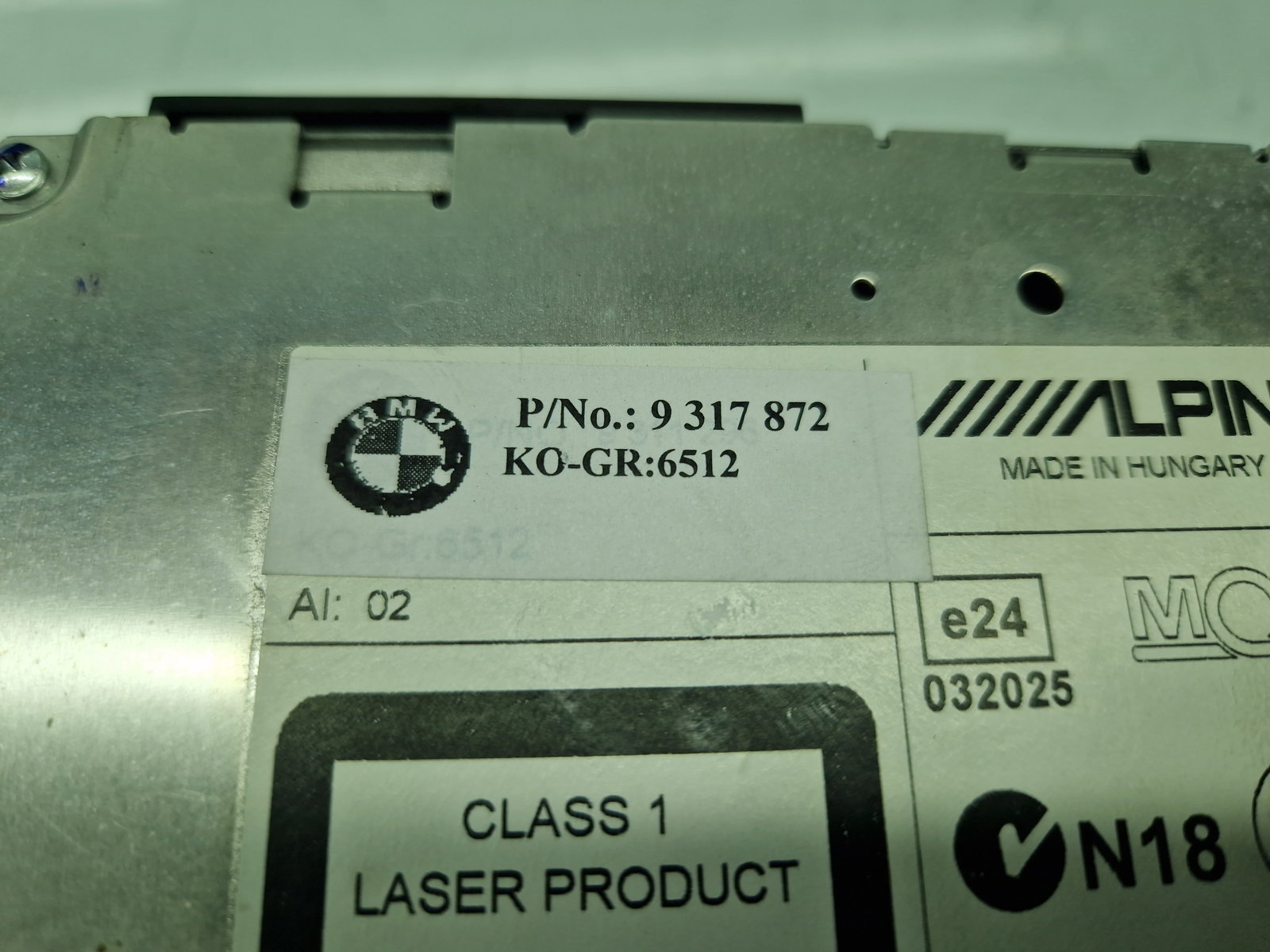 Radio CD Bmw 5 GT (F07) [Fabr 2011-2016] 9317872 - imagine 6