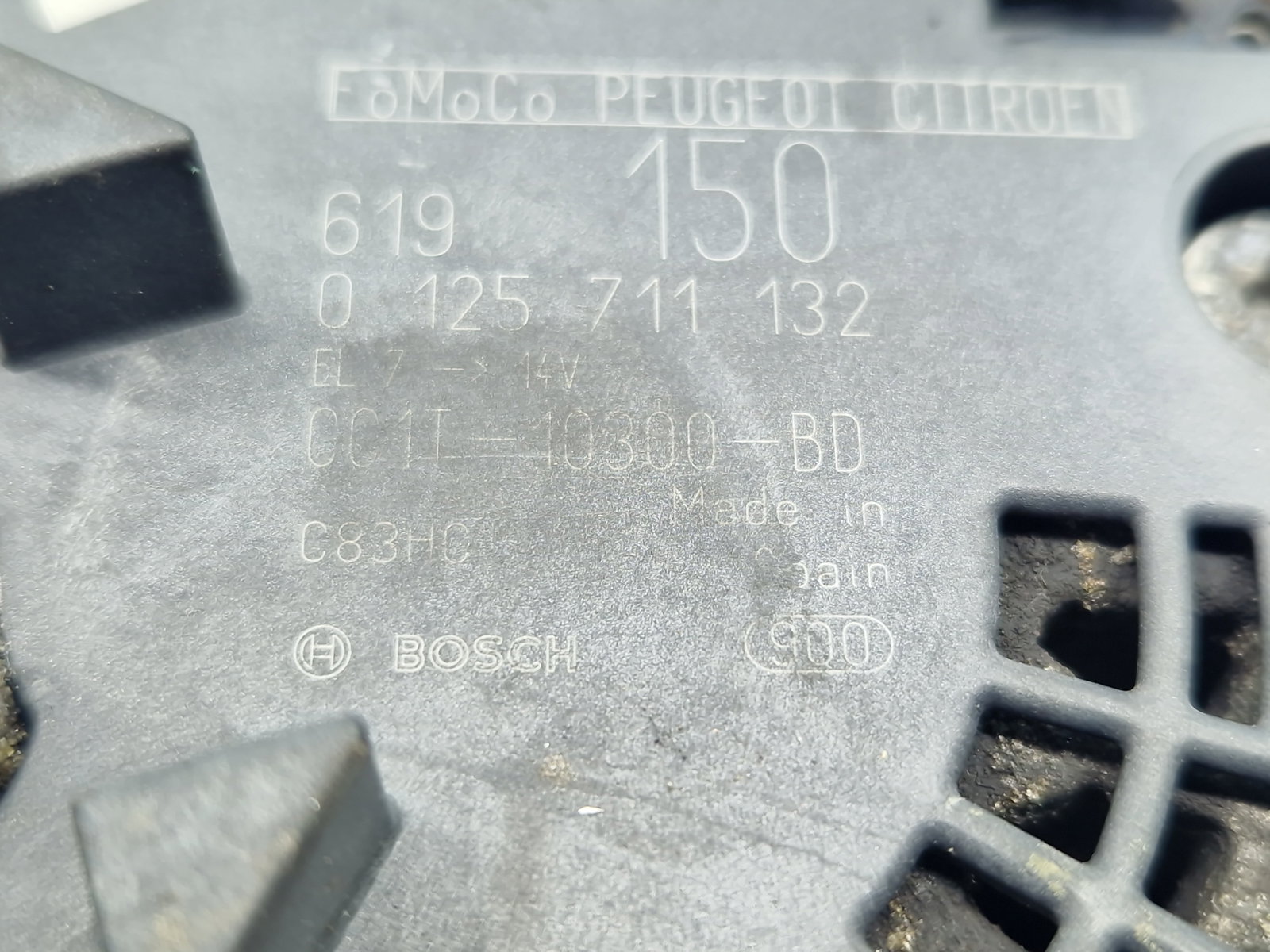 Alternator Ford Transit Custom (TTF) [Fabr 2012-2016] CC1T-10800-BD 2.2 TDCi CYR5 74KW / 100CP - imagine 6