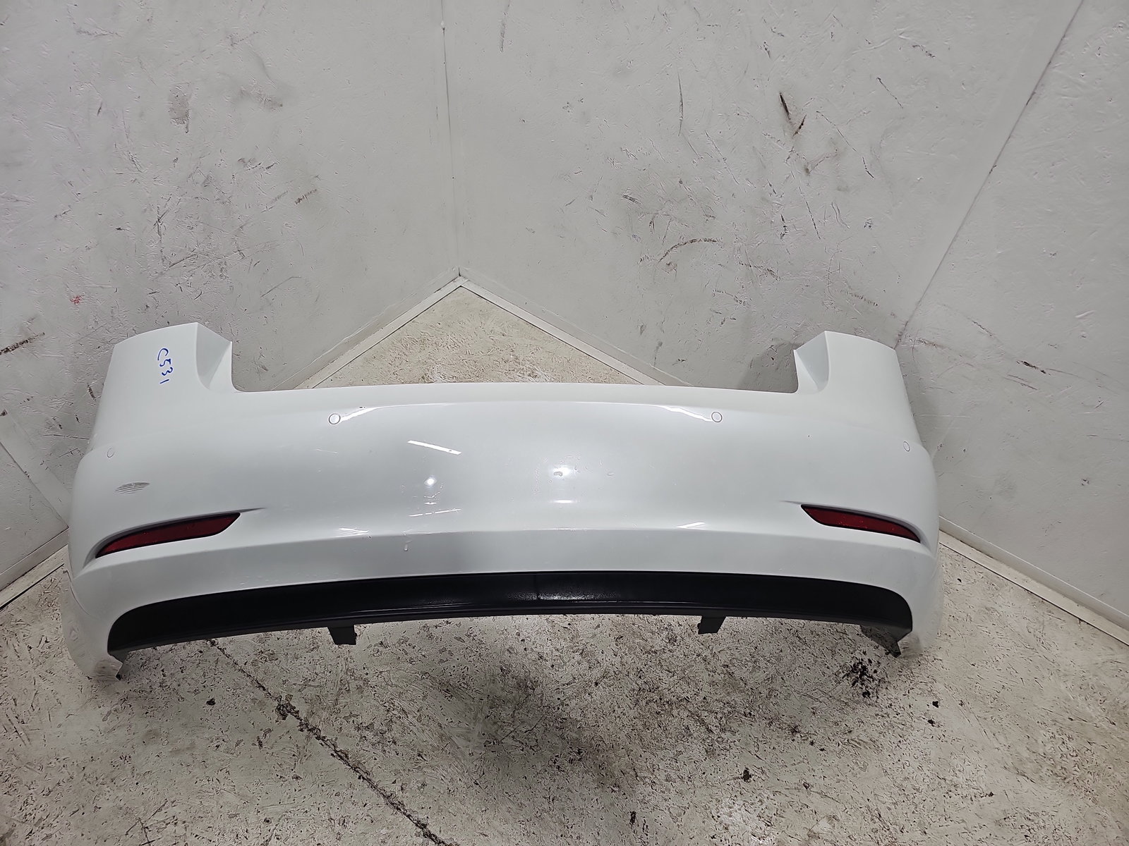 Bara spate TESLA Model 3 [Fabr 2020-2025] Pearl White - imagine 1