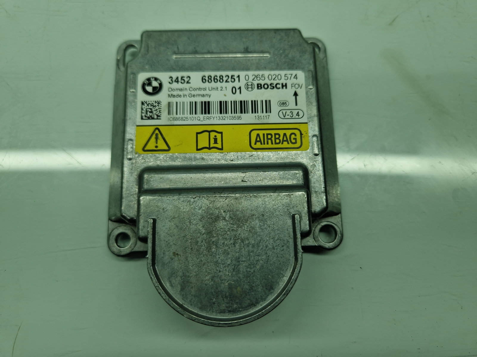 Calculator airbag Bmw 5 GT (F07) [Fabr 2011-2016] 6868251 2.0 N47D20 135KW / 184CP - imagine 1