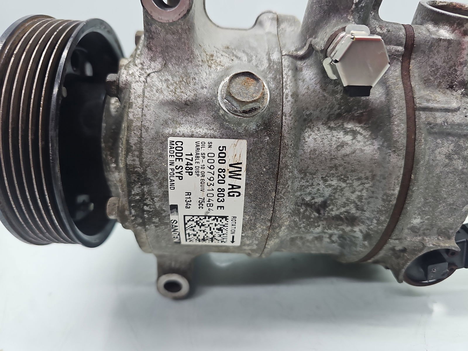 Compresor clima Skoda Rapid (NH3) [Fabr 2012-2019] 5Q0820803E 1.4 TFSI CZEA 110KW / 150CP - imagine 2