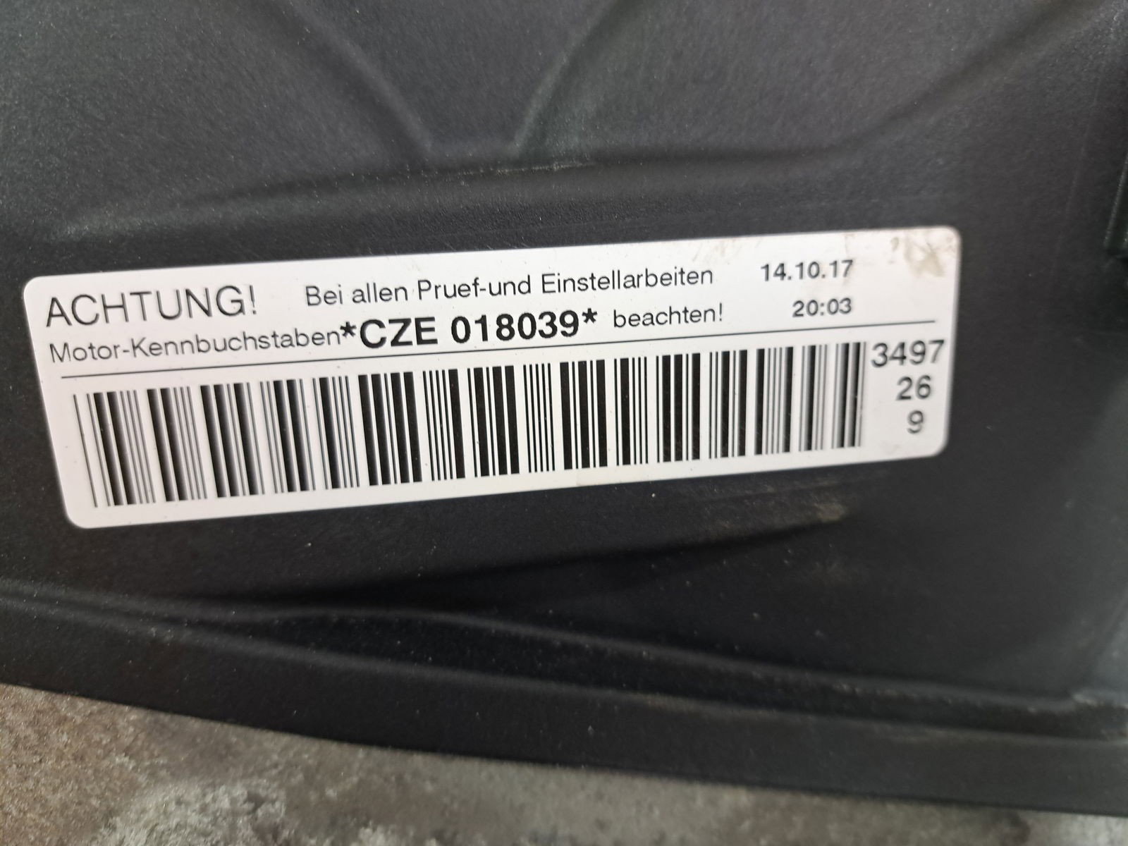 Motor complet ambielat Seat Leon (5F1) [Fabr 2012-2018] CZEA 1.4 TFSI CZEA 110KW / 150CP - imagine 2