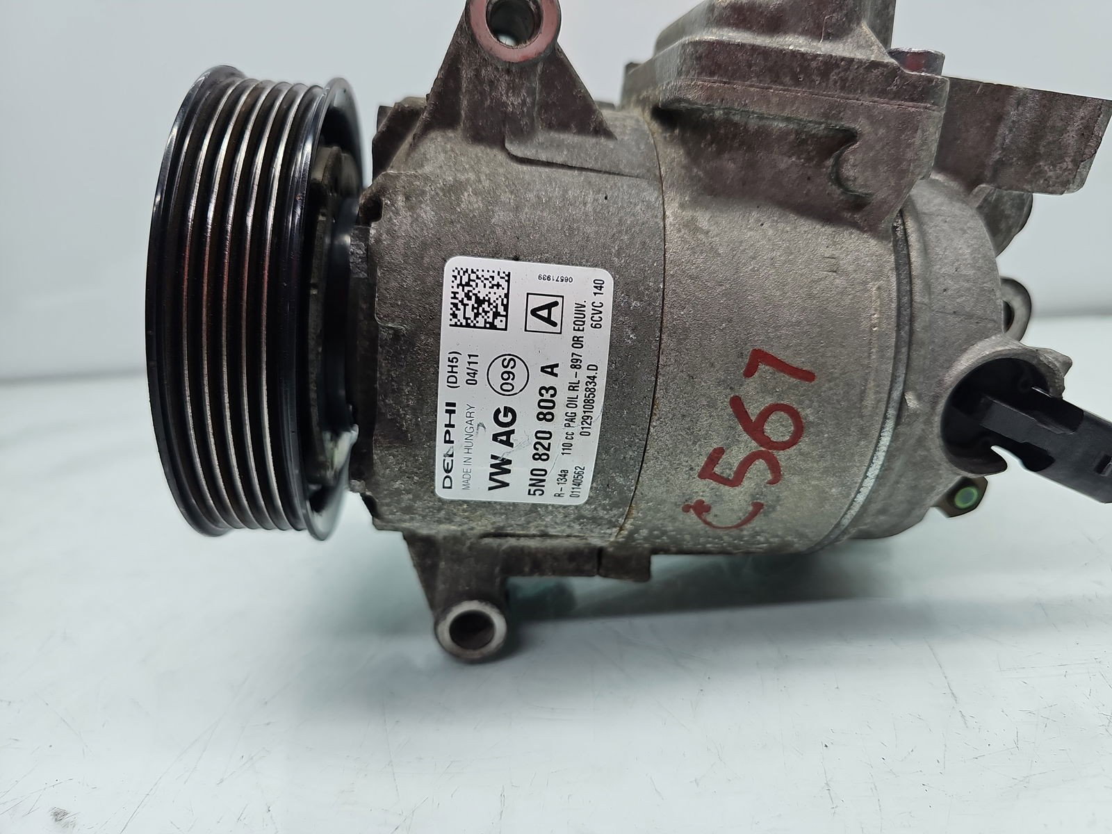 Compresor clima Volkswagen Passat B7 (362) [Fabr 2010-2014] 5N0820803A 1.6 TDI CAYC 77KW / 105CP - imagine 2