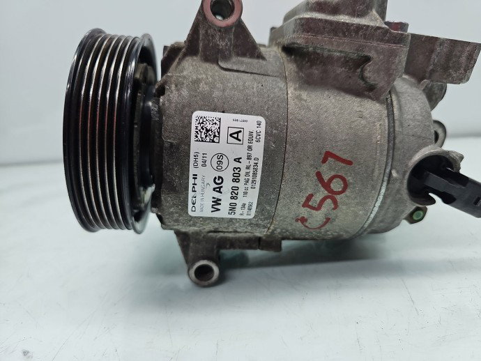 Compresor clima Volkswagen Tiguan (5N) [Fabr 2007-2016] 5N0820803A 1.6 TDI CAYC 77KW / 105CP