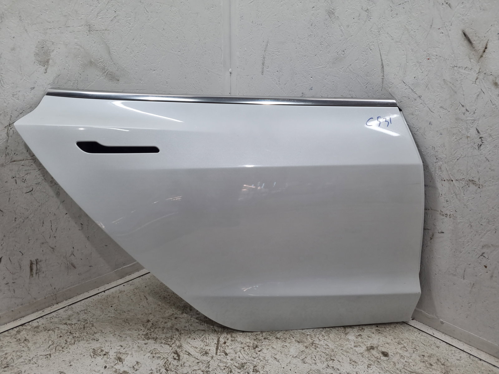 Usa dreapta spate TESLA Model 3 [Fabr 2020-2025] Pearl White - imagine 1