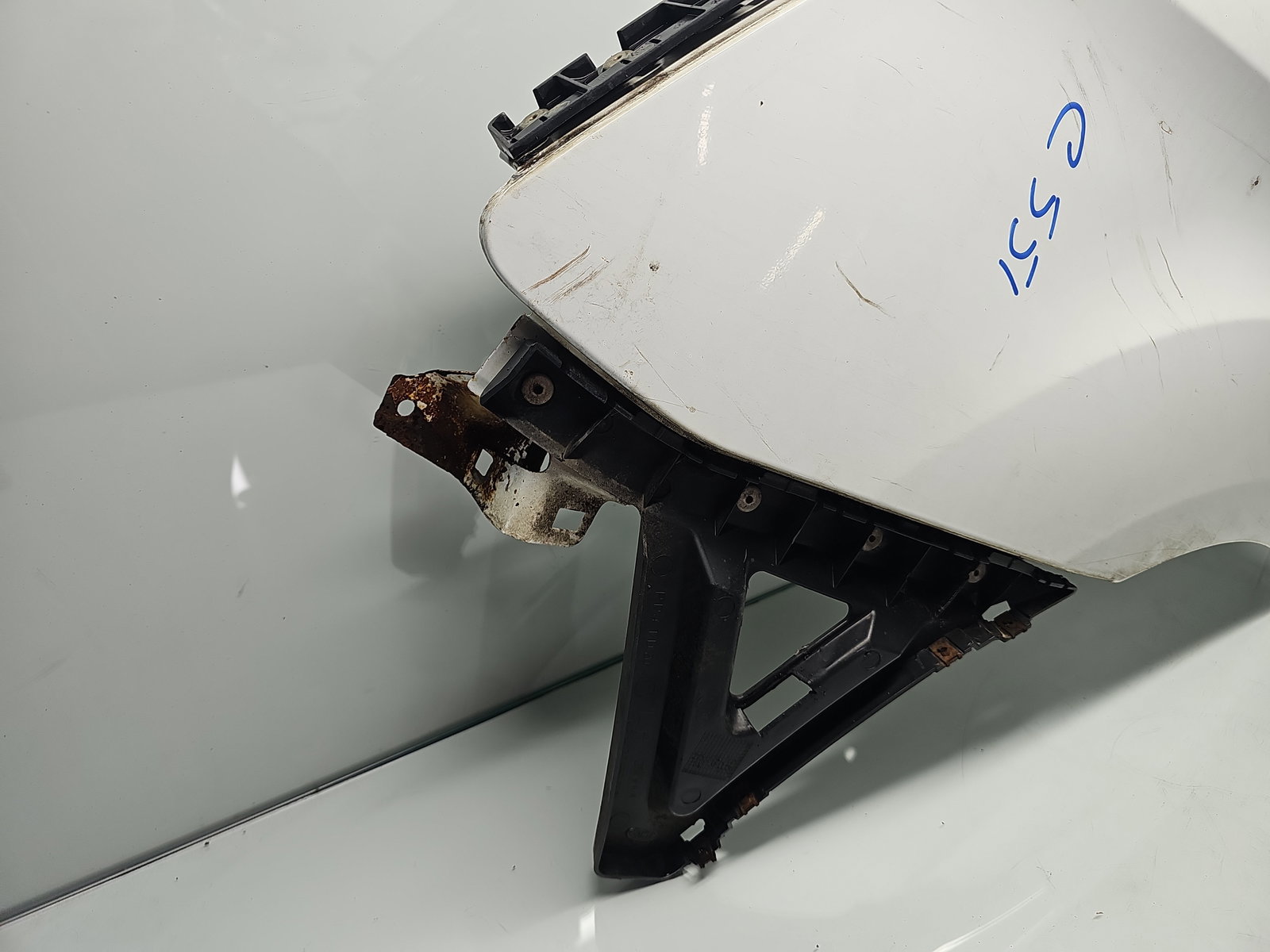 Aripa stanga fata Ford Transit Custom (TTF) [Fabr 2012-2016] Frozen White - imagine 3