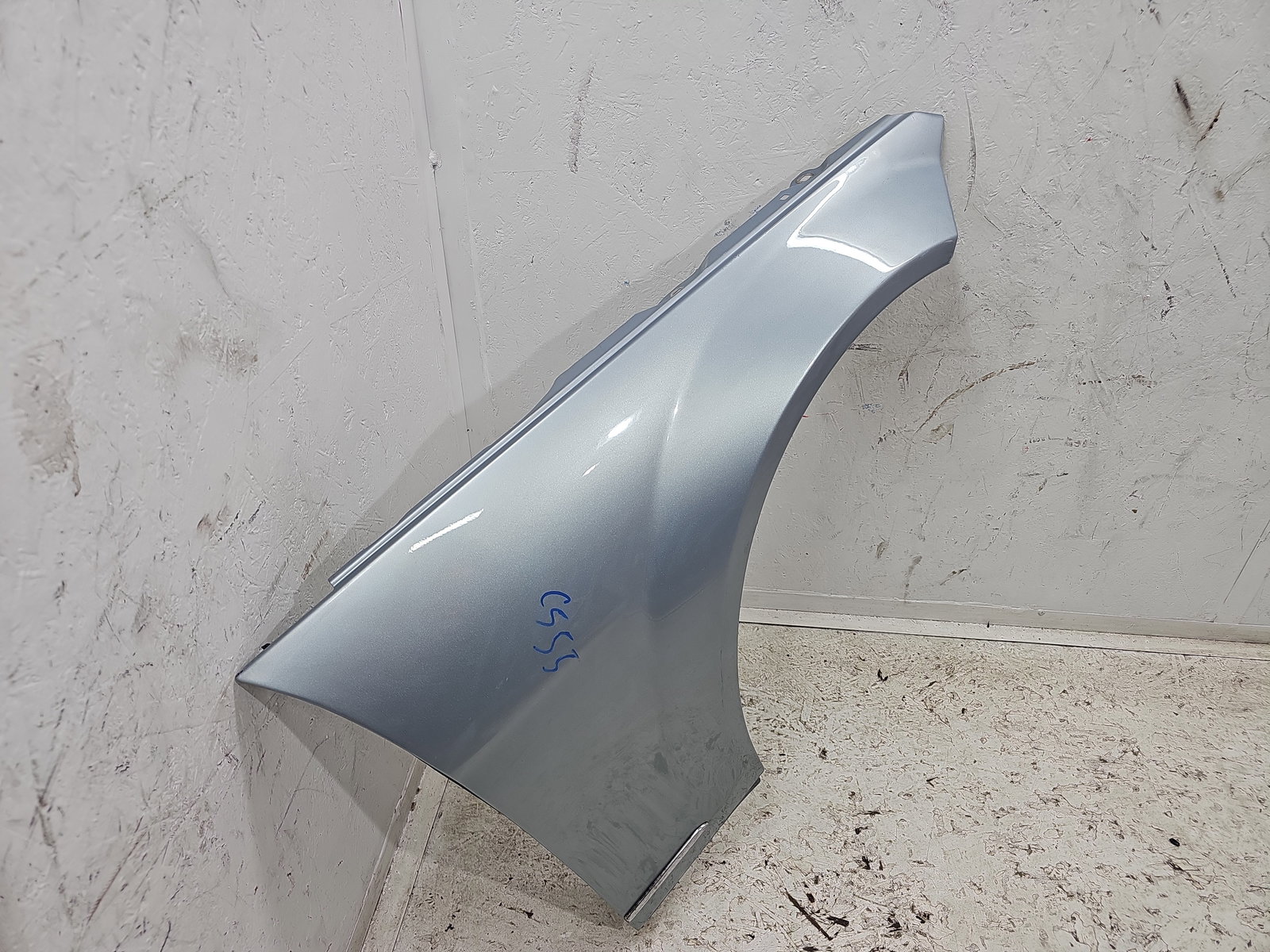 Aripa dreapta fata Mercedes Clasa C (W204) [Fabr 2007-2014] Berlina Facelift, AMG 988U Argintiu Diamat - imagine 2