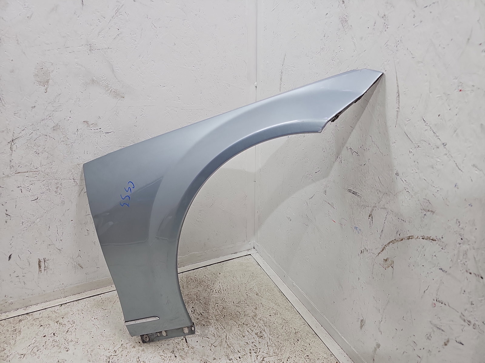 Aripa dreapta fata Mercedes Clasa C (W204) [Fabr 2007-2014] Berlina Facelift, AMG 988U Argintiu Diamat - imagine 4