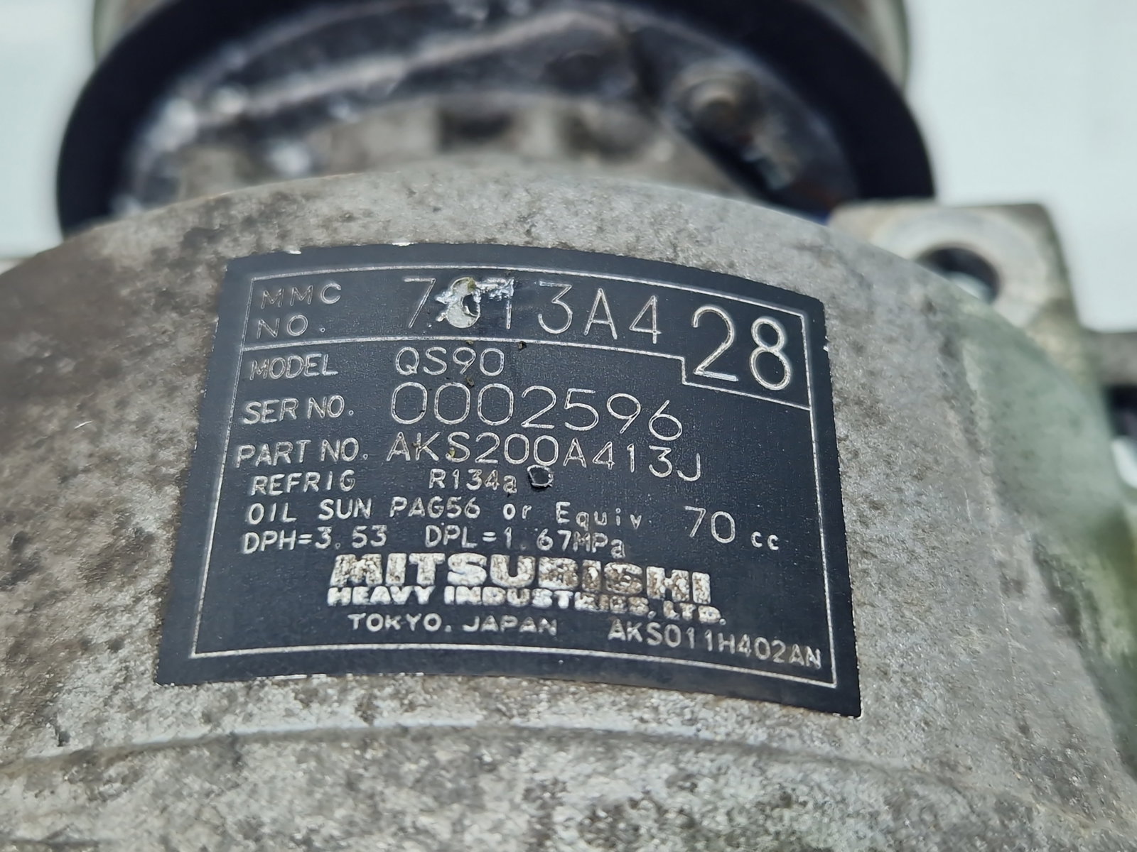 Compresor clima MITSUBISHI ASX (GA) [Fabr 2010-2020] 7013A428 1.8 DI-D 4N13 110KW / 150CP - imagine 6