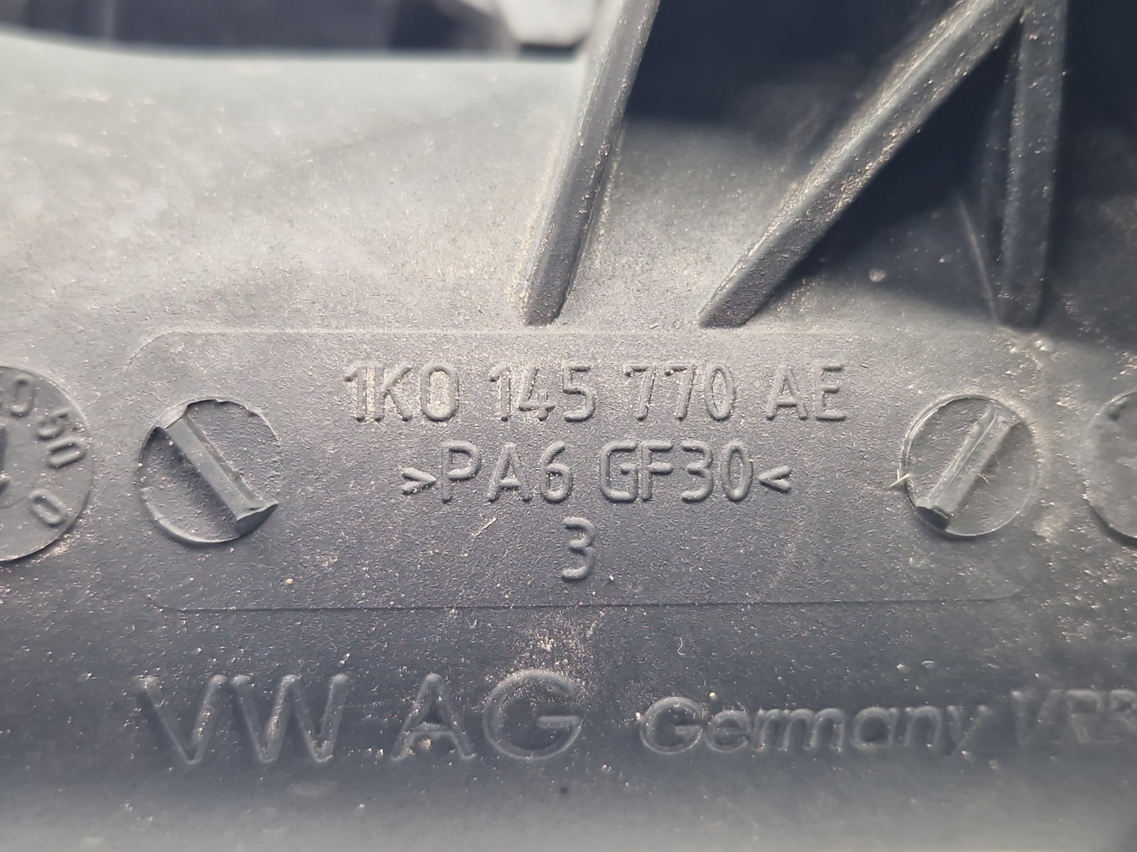 Tub intercooler Volkswagen Passat B7 (365) [Fabr 2010-2014] 1K0145770AE 2.0 TDI CFFB 103KW / 140CP - imagine 5