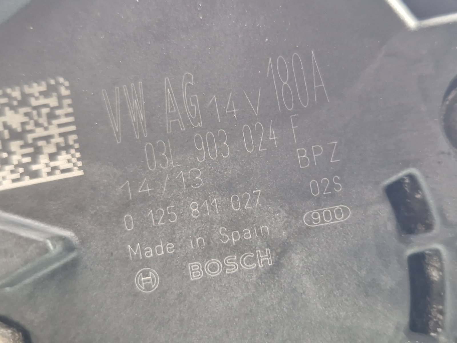 Alternator Volkswagen Passat B7 (365) [Fabr 2010-2014] 03L903024F 2.0 TDI CFFB 103KW / 140CP - imagine 5