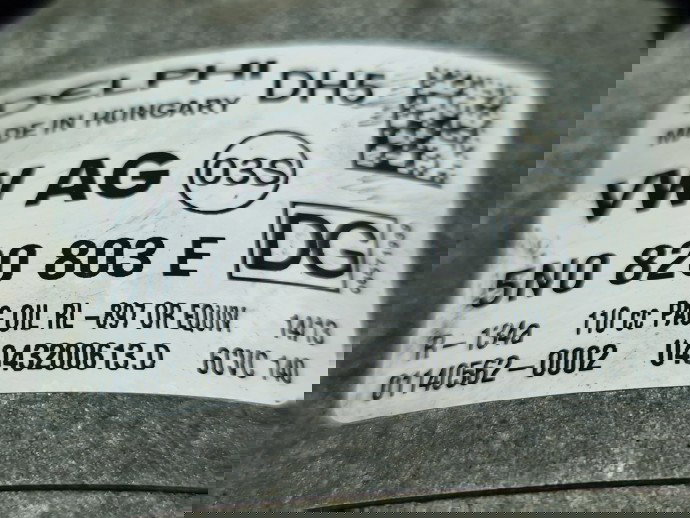 Compresor clima Volkswagen Passat B7 (365) [Fabr 2010-2014] 5N0820803E 2.0 TDI CFFB 103KW / 140CP