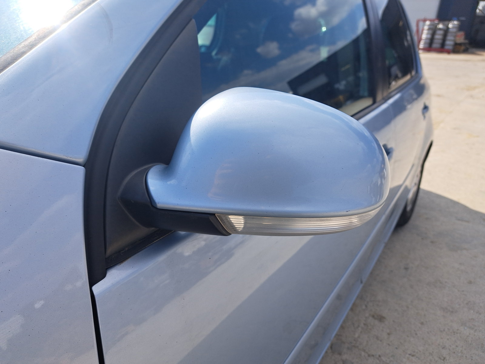 Oglinda stanga Volkswagen Golf 5 (1K1) [Fabr 2004-2008] Hatchback ALBASTRU - imagine 1