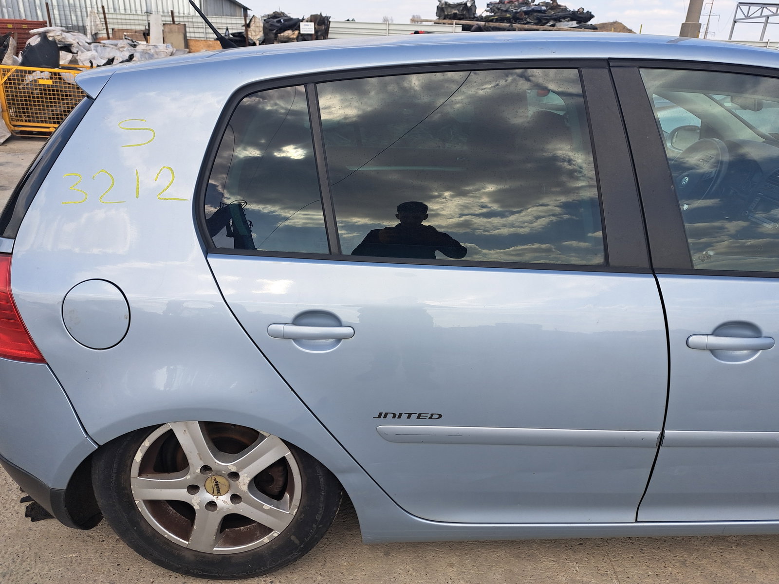 Usa dreapta spate Volkswagen Golf 5 (1K1) [Fabr 2004-2008] Hatchback ALBASTRU - imagine 1