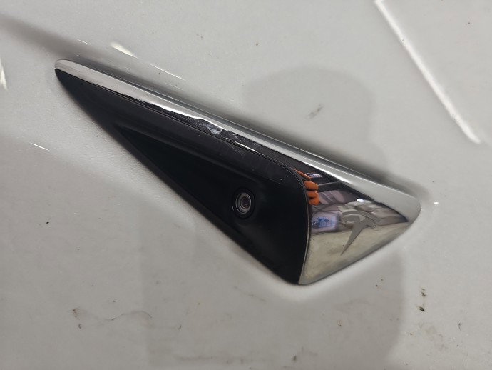 Aripa dreapta fata TESLA Model 3 [Fabr 2020-2025] Pearl White