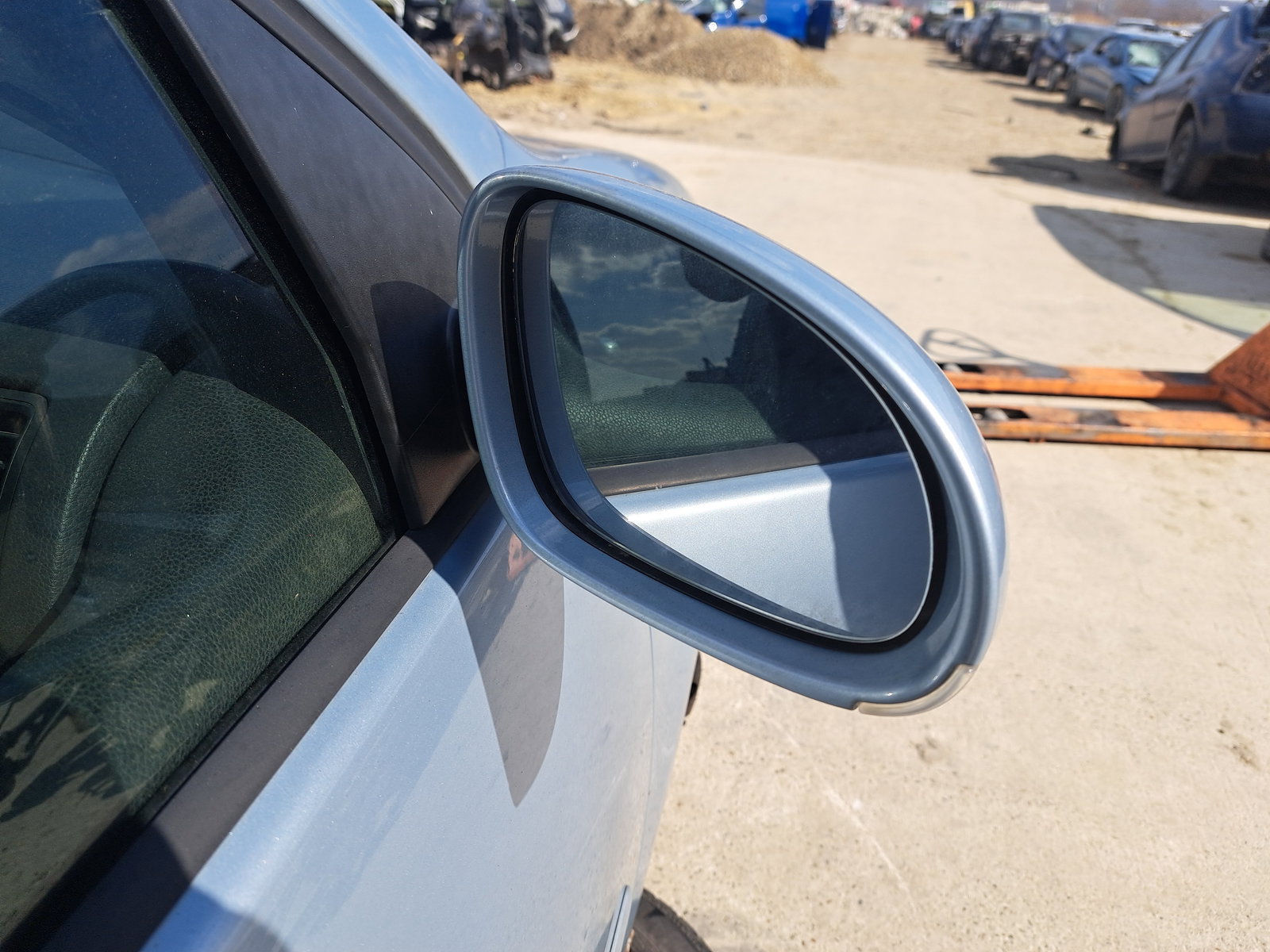 Oglinda dreapta Volkswagen Golf 5 (1K1) [Fabr 2004-2008] Hatchback ALBASTRU - imagine 3