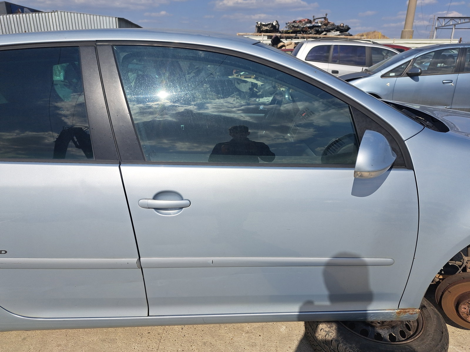 Usa dreapta fata Volkswagen Golf 5 (1K1) [Fabr 2004-2008] Hatchback ALBASTRU - imagine 1