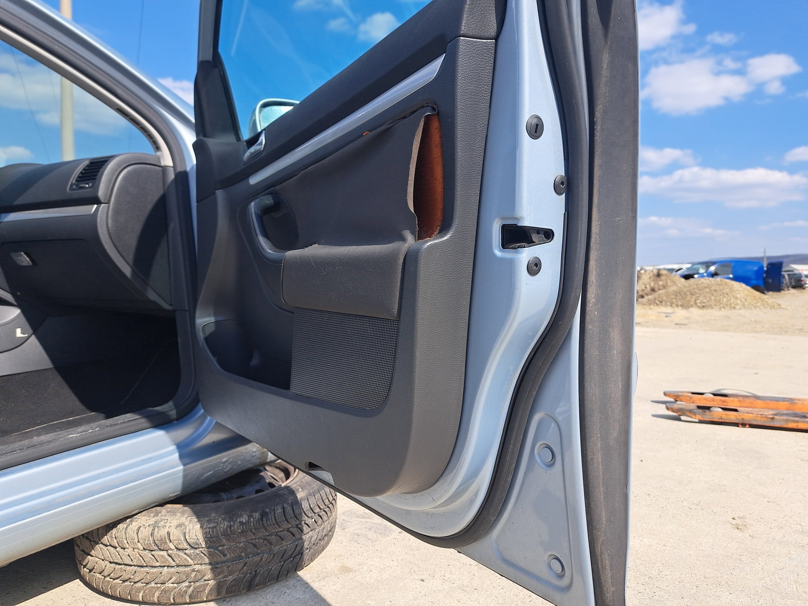 Usa dreapta fata Volkswagen Golf 5 (1K1) [Fabr 2004-2008] Hatchback ALBASTRU - imagine 3