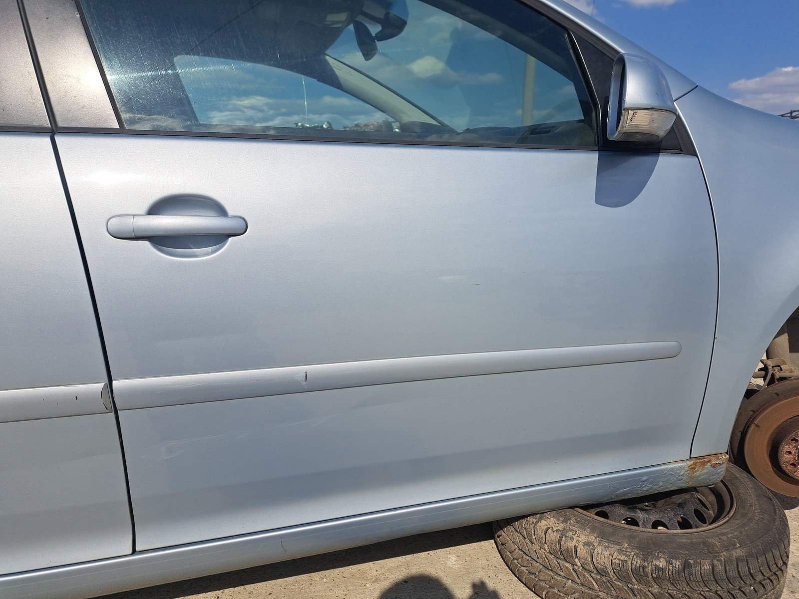 Usa dreapta fata Volkswagen Golf 5 (1K1) [Fabr 2004-2008] Hatchback ALBASTRU - imagine 4