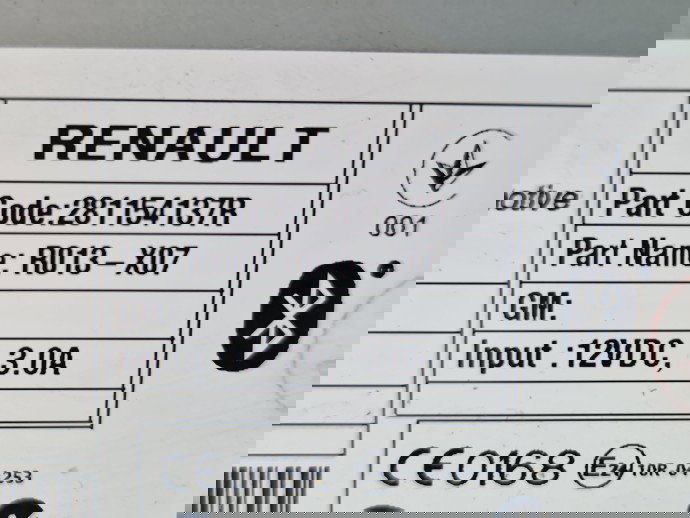 Radio CD Dacia Duster [Fabr 2010-2017] 281154137R