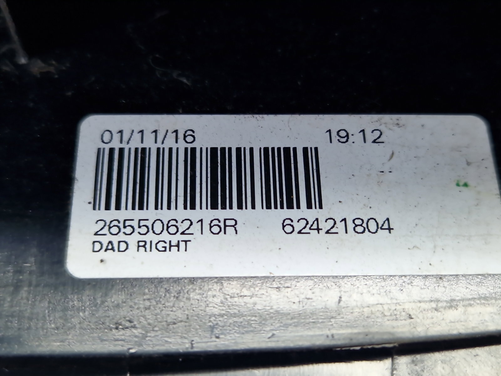 Stop aripa dreapta Dacia Duster [Fabr 2010-2017] SUV Facelift 265506216R - imagine 5