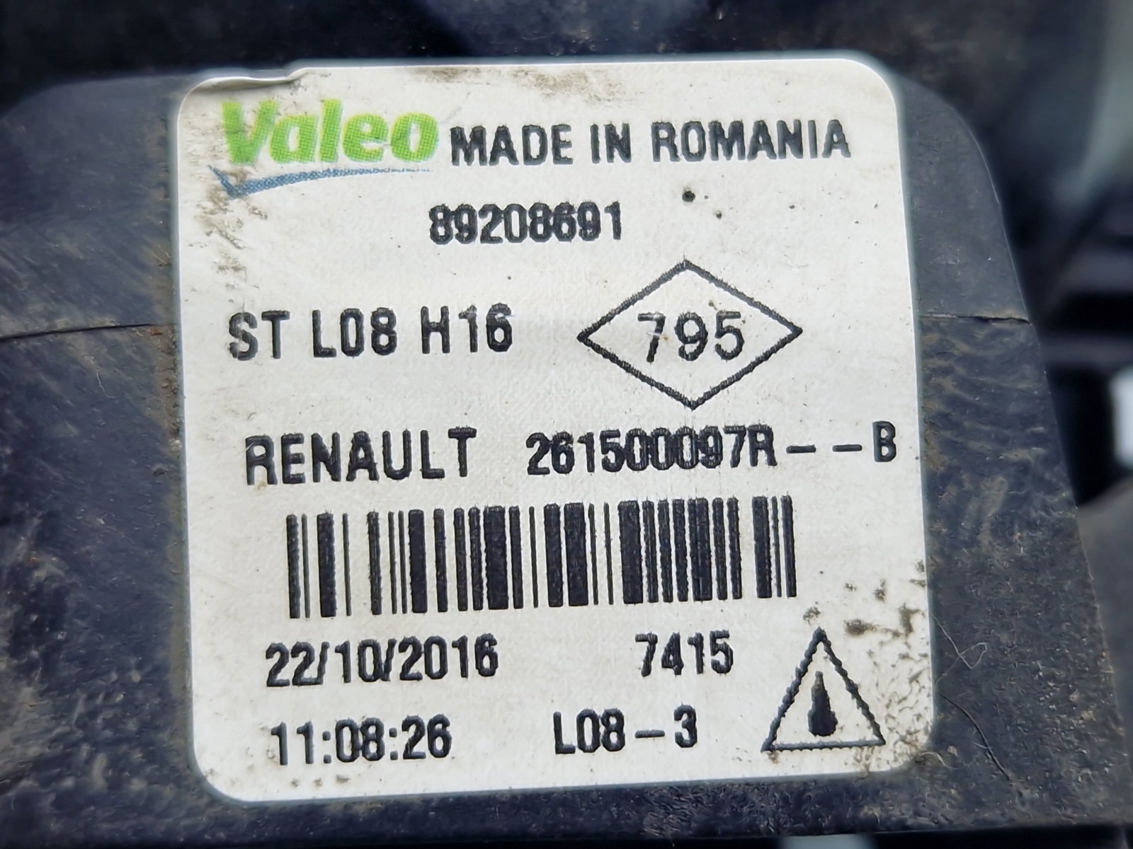 Proiector ceata stanga Dacia Duster [Fabr 2010-2017] SUV Facelift 261500097R - imagine 6