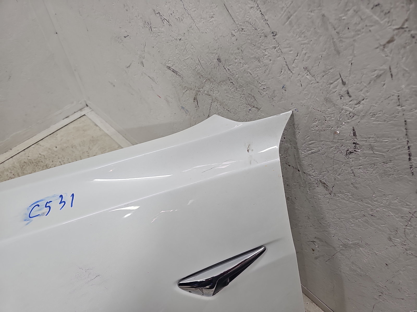 Aripa stanga fata TESLA Model 3 [Fabr 2020-2025] Pearl White - imagine 5