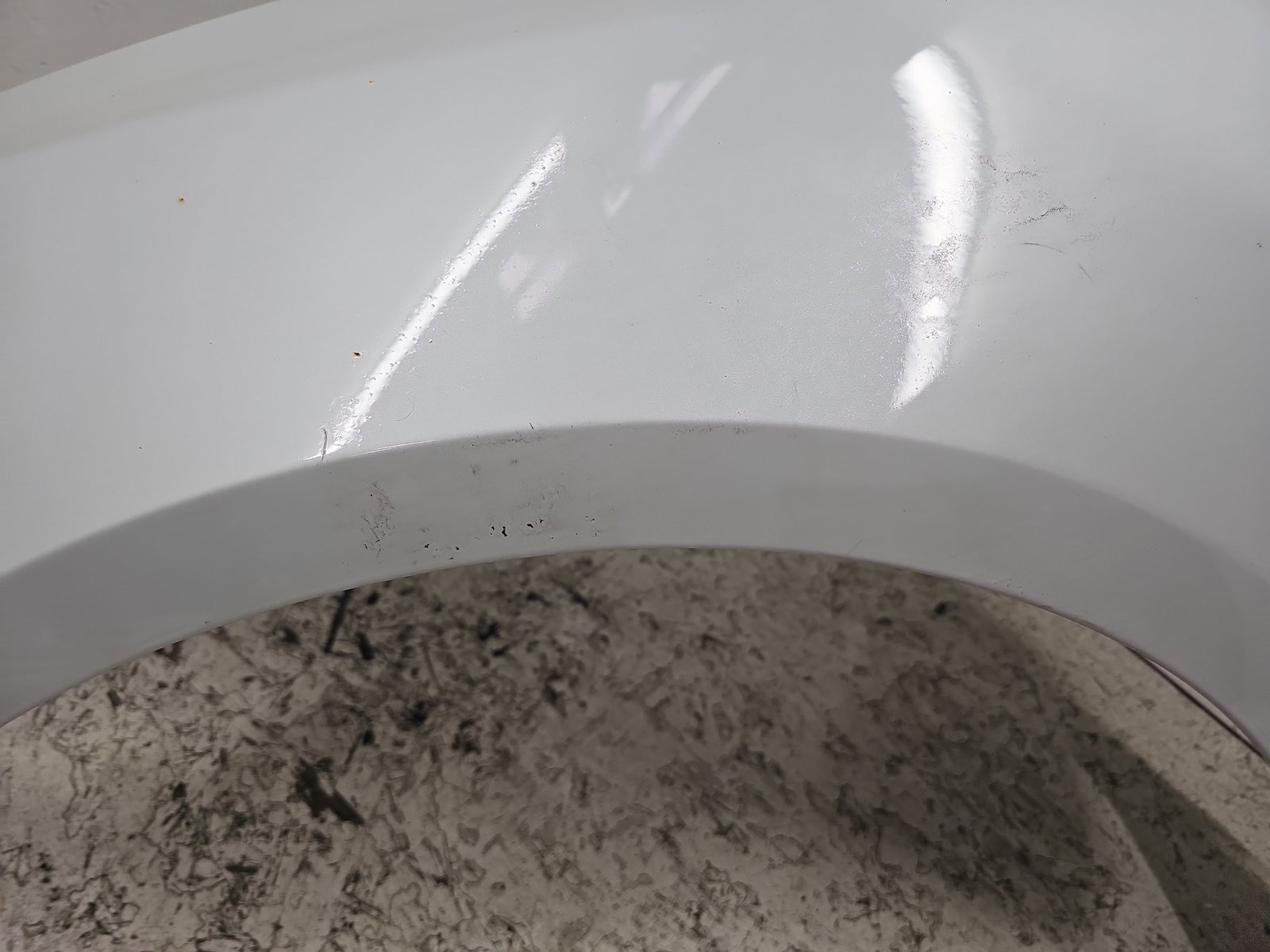 Aripa stanga fata TESLA Model 3 [Fabr 2020-2025] Pearl White - imagine 8