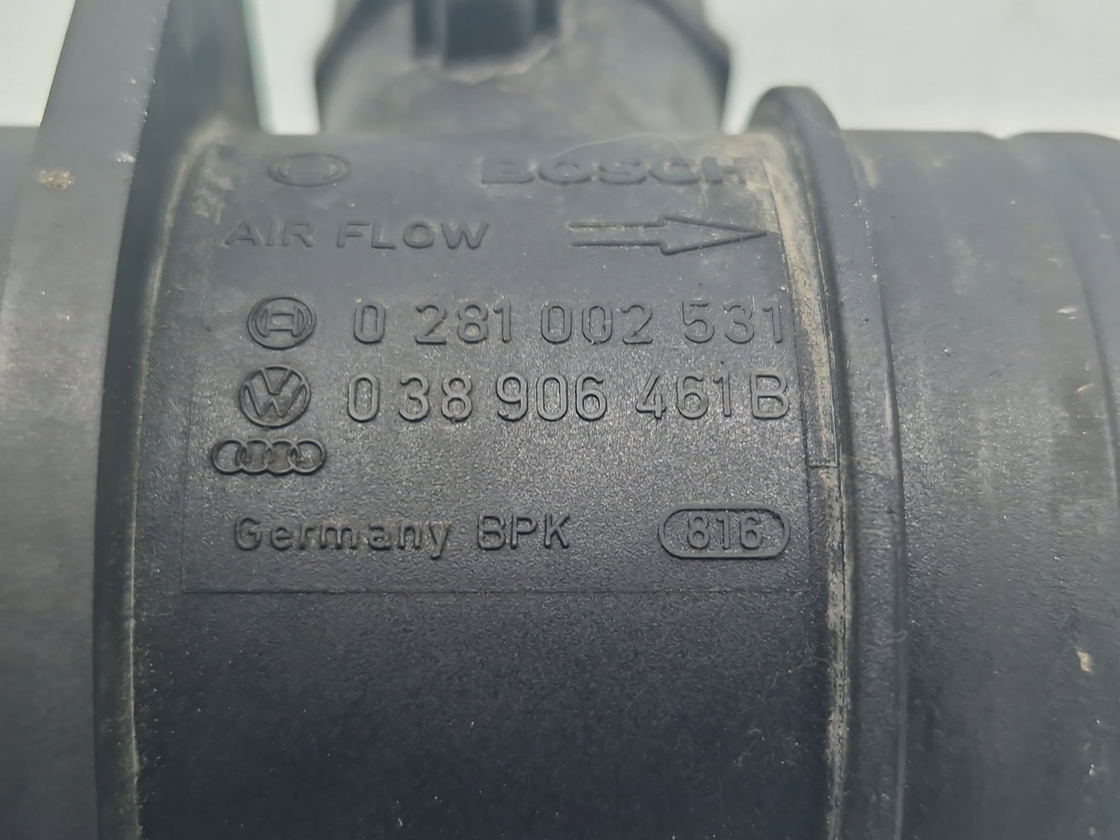 Debitmetru aer Volkswagen Golf 5 (1K1) [Fabr 2004-2008] 038906461B - imagine 5