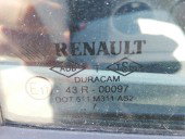 Geam usa dreapta spate OEM Renault Symbol / Thalia [Fabr 1998-2007] 1.5 K9K