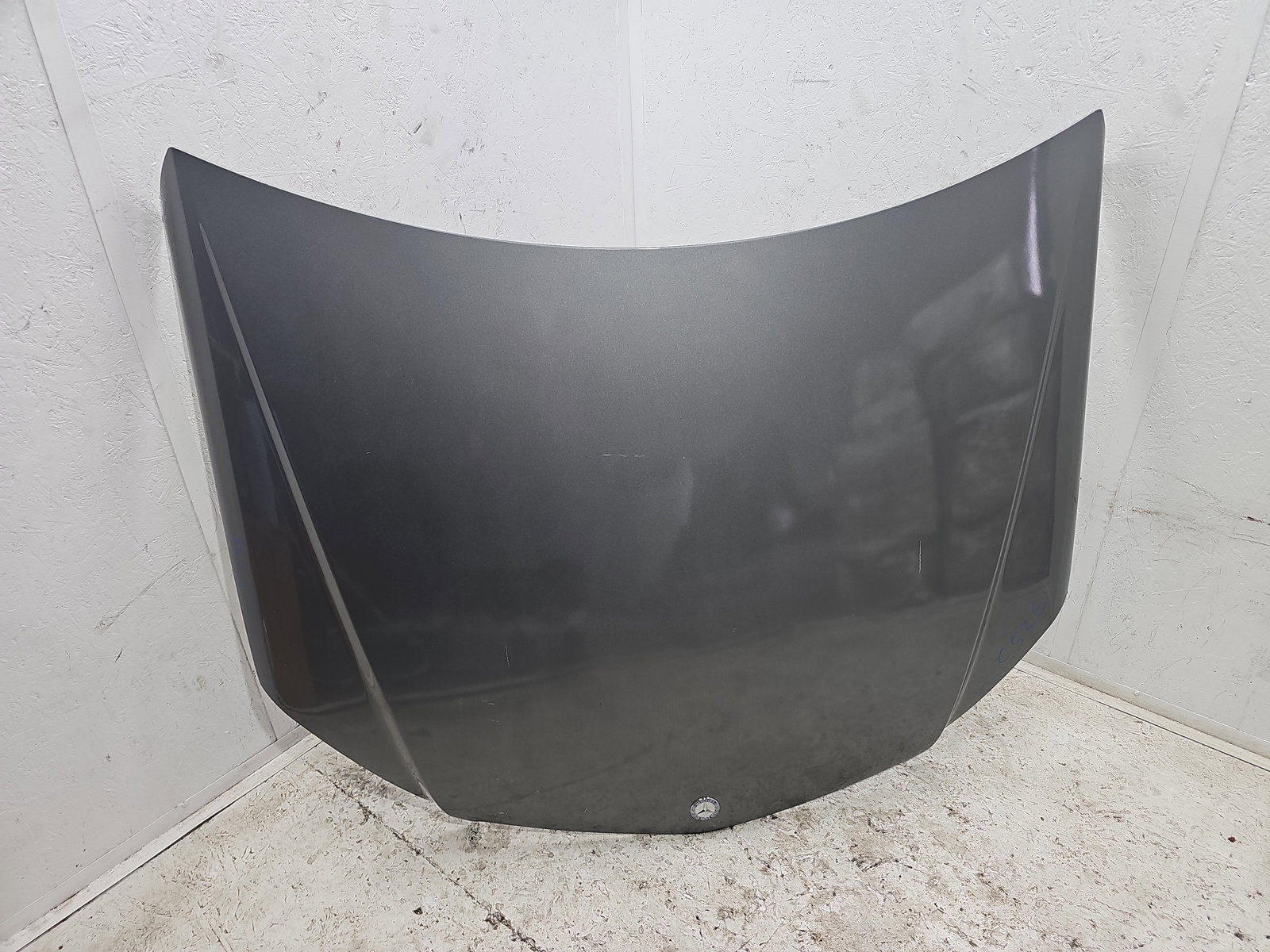 Capota motor Mercedes Clasa C (W204) [Fabr 2007-2014] 792U Palladium Silvr - imagine 1