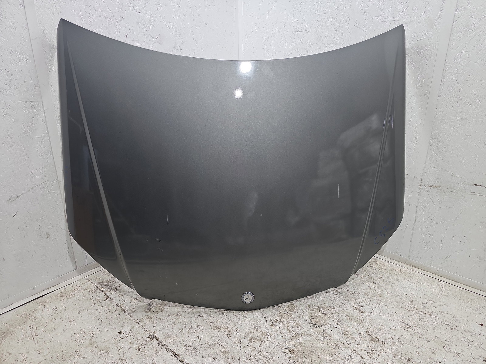 Capota motor Mercedes Clasa C (W204) [Fabr 2007-2014] 792U Palladium Silvr - imagine 4