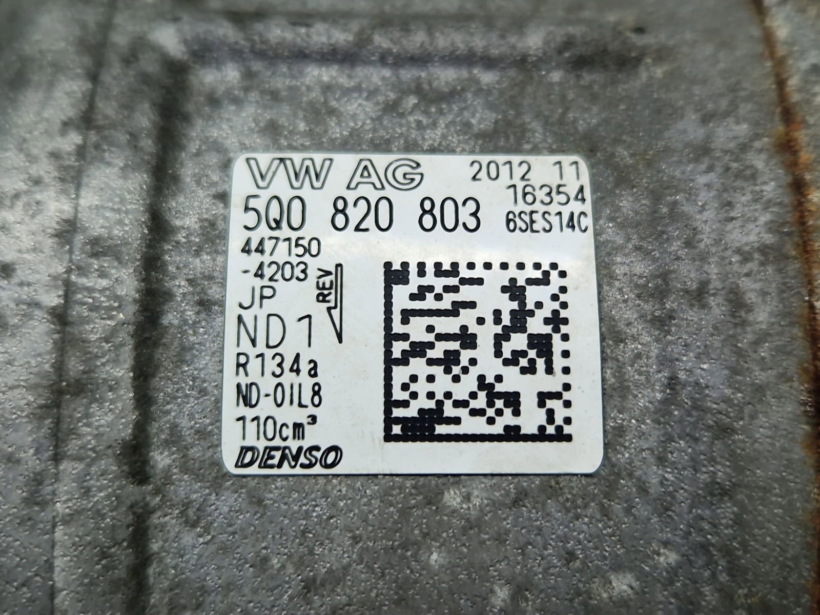 Compresor clima Skoda Octavia 3 (5E3) [Fabr 2012-2020] 5Q0820803 1.6 TDI CLHA 77KW / 105CP - imagine 2