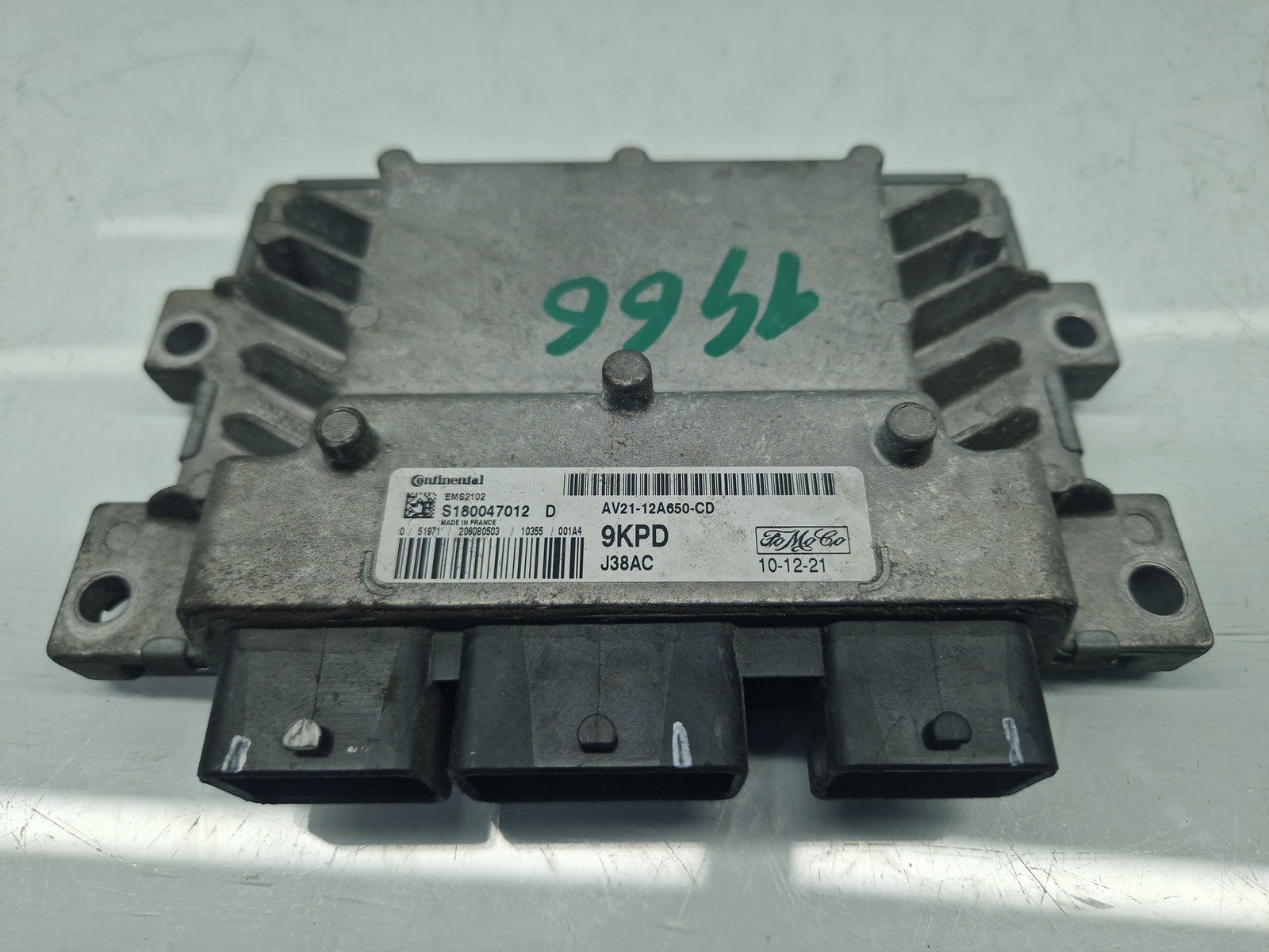Calculator motor ECU Ford Fiesta 6 [Fabr 2008-2019] AV21-12A650-CD 1.25 Benz SNJA 60KW / 80CP - imagine 1