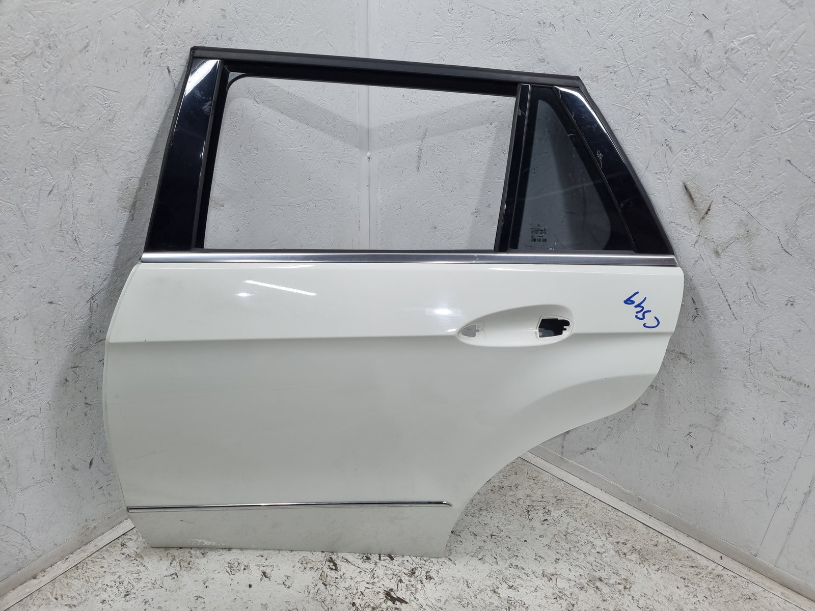 Usa stanga spate Mercedes Clasa E (W212) [Fabr 2009-2016] Break AMG 650U Alb Calcite - imagine 1