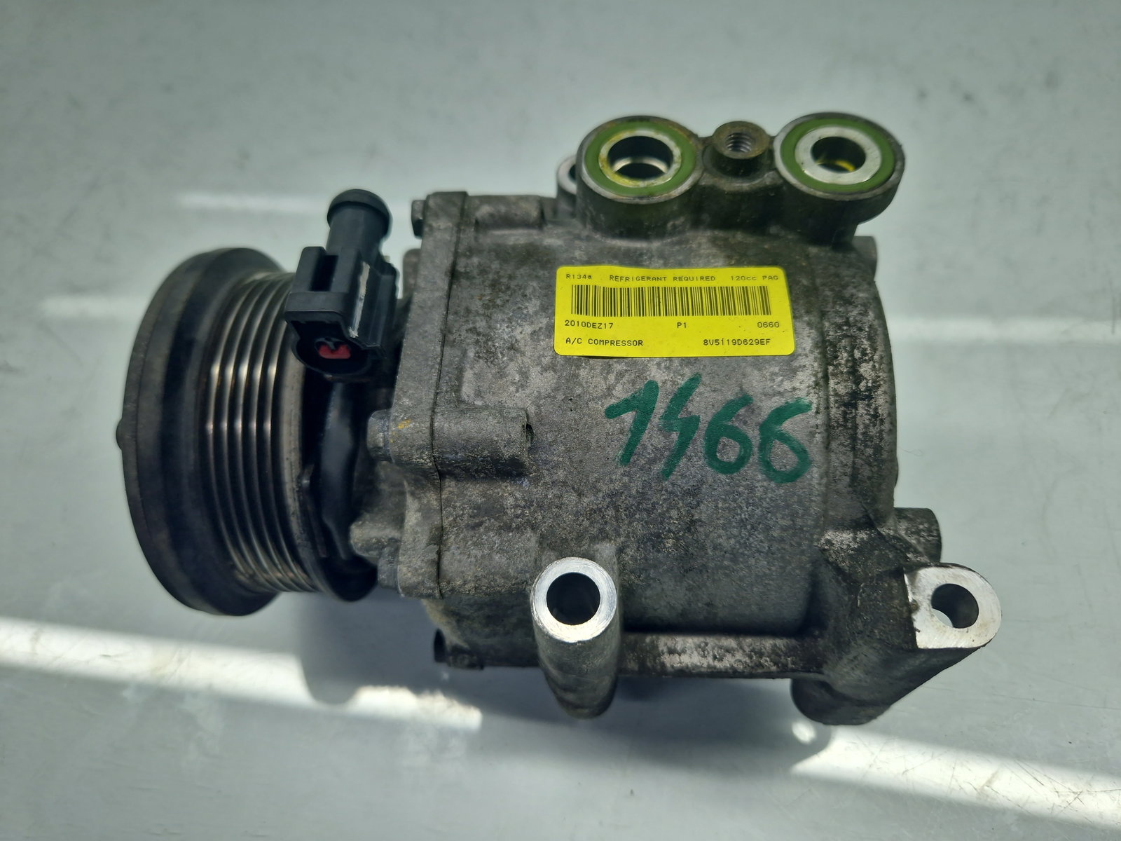 Compresor clima Ford Fiesta 6 [Fabr 2008-2019] 8V5119D629EF 1.25 Benz SNJA 60KW / 80CP - imagine 1