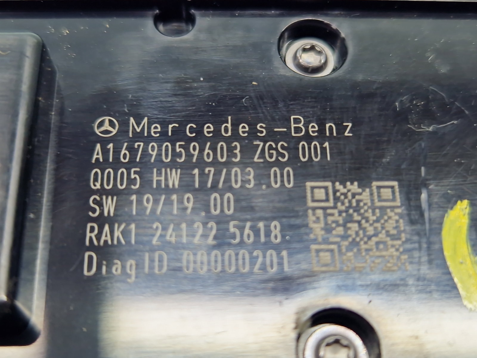 Butoane comanda geamuri sofer Mercedes Clasa A (W177) [Fabr 2019-2024] A1679059603 - imagine 5