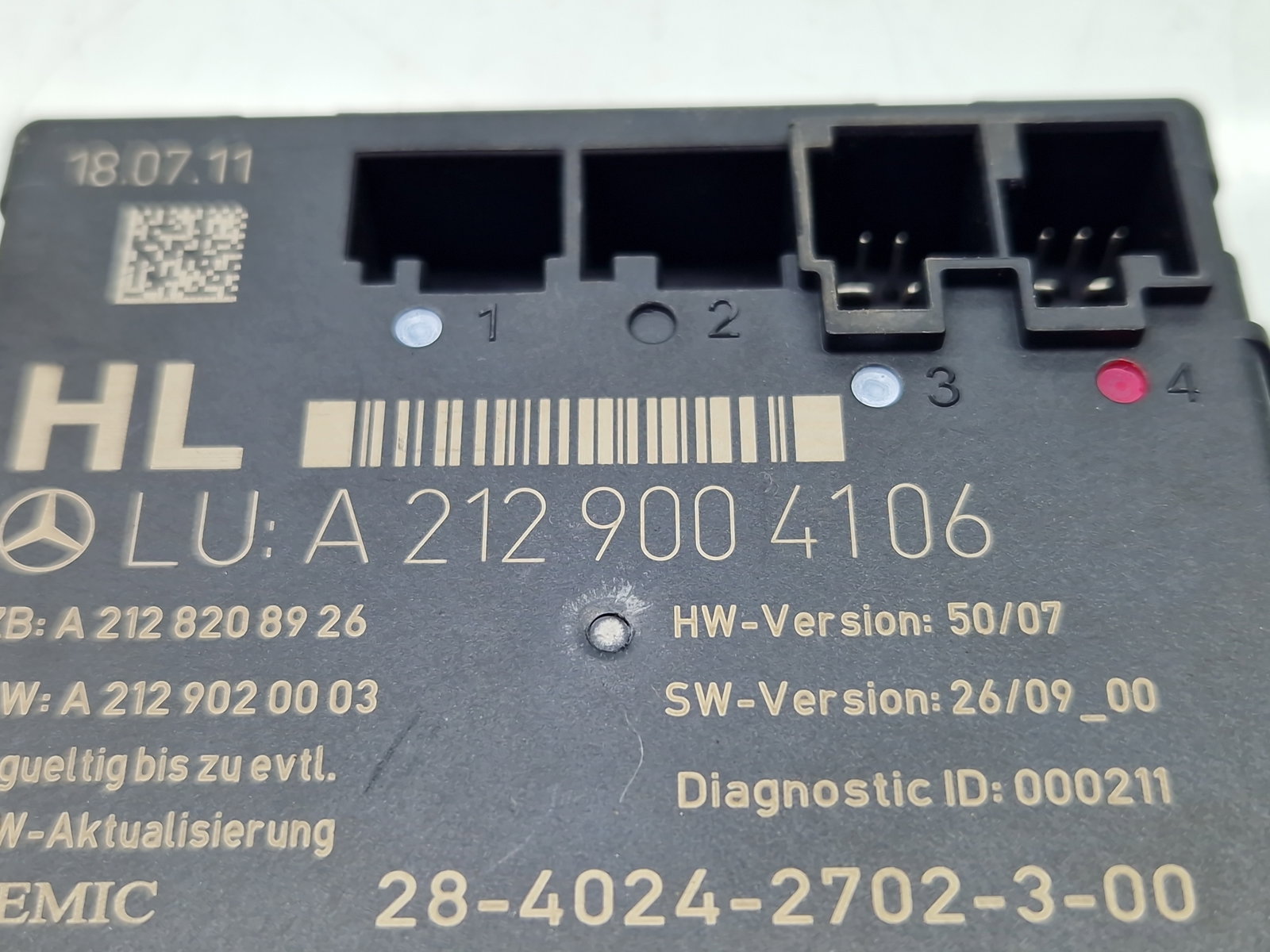 Modul confort Mercedes Clasa E (W212) [Fabr 2009-2016] A2129004106 - imagine 4