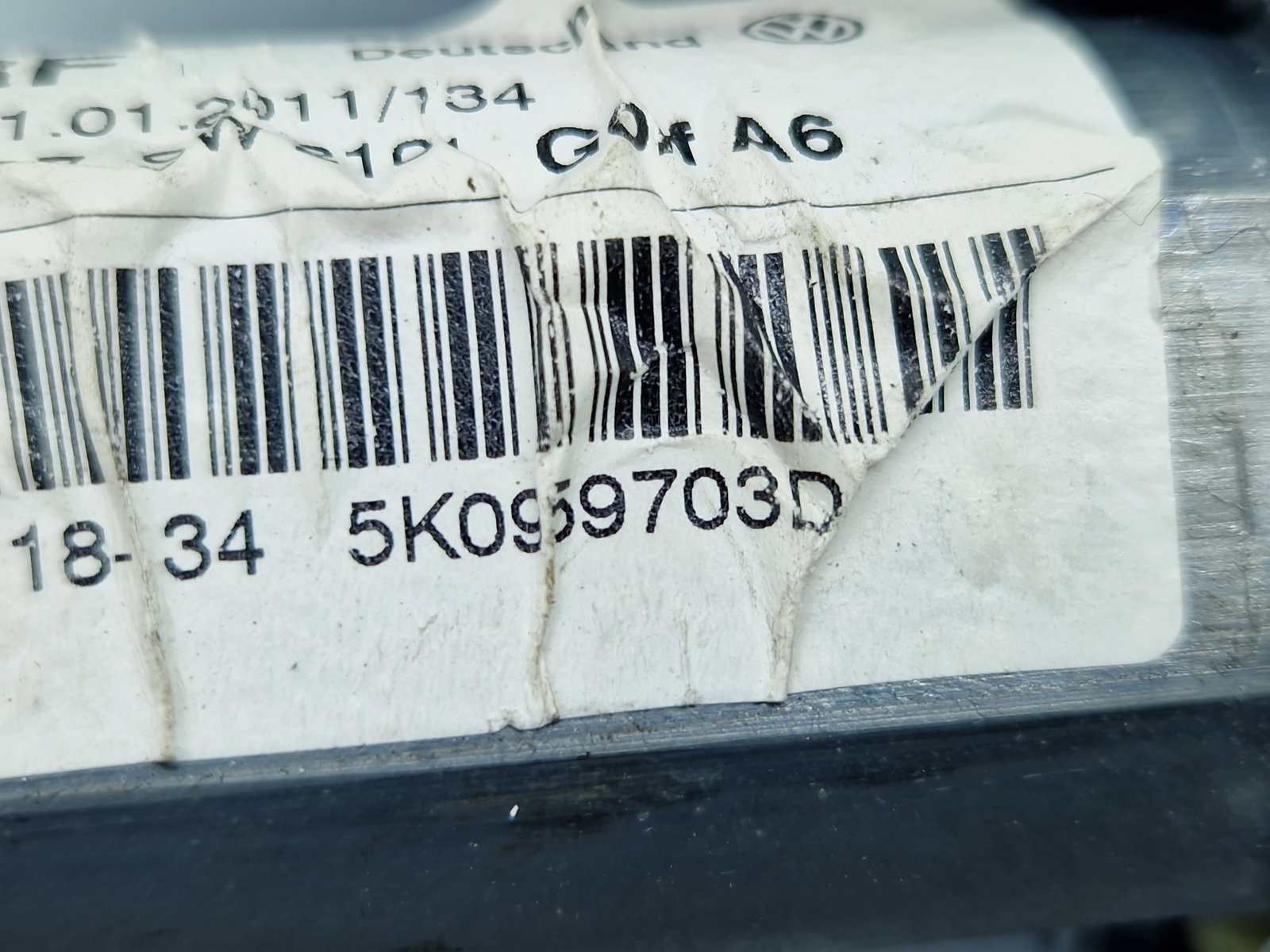 Motoras geam stanga spate Volkswagen Golf 6 (5K1) [Fabr 2009-2013] Hatchback 5K0959703D - imagine 5