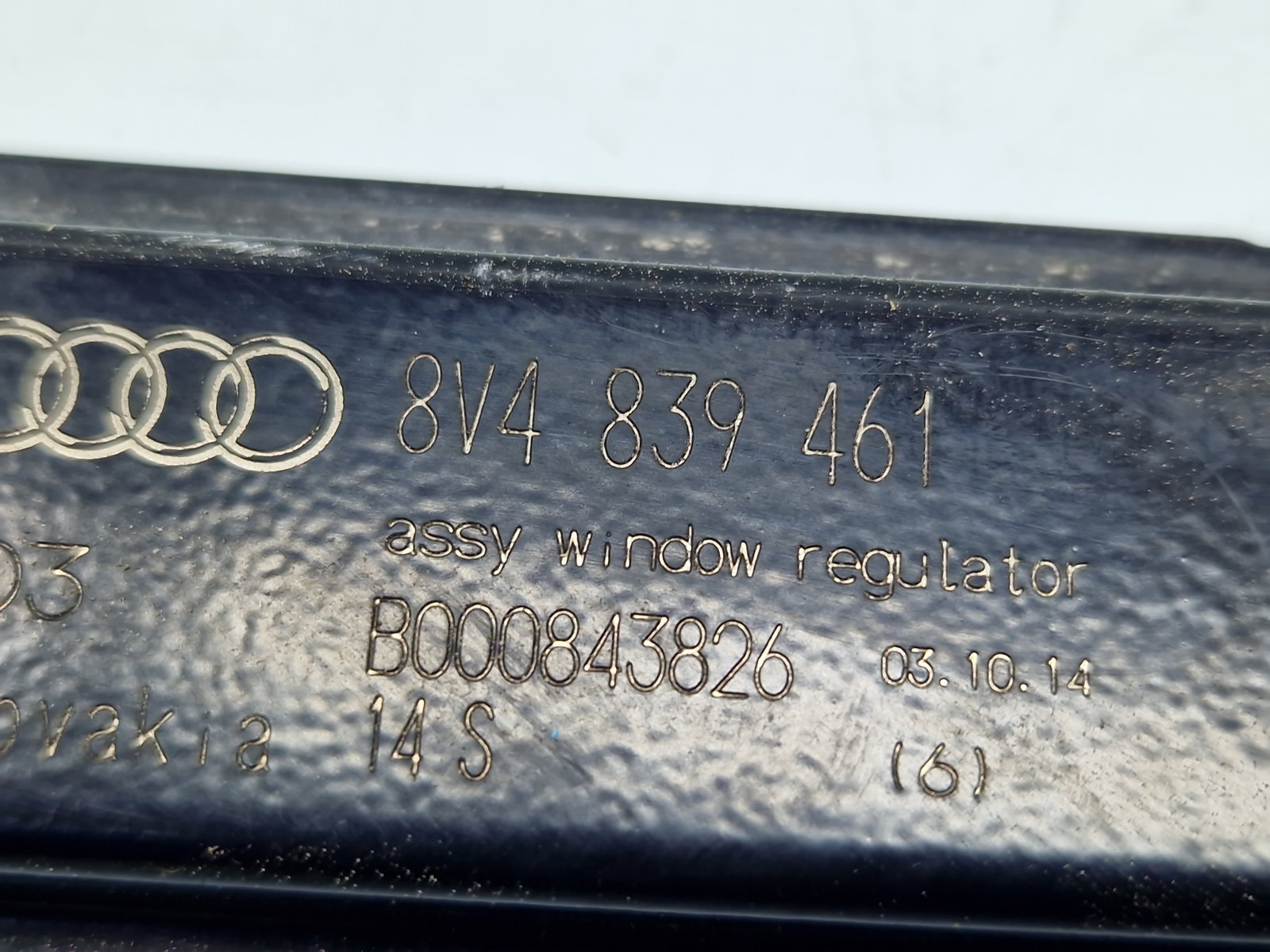 Macara electrica geam stanga spate AUDI A3 (8VS) [Fabr 2013-prezent] Berlina S-line 8V4839461 - imagine 4