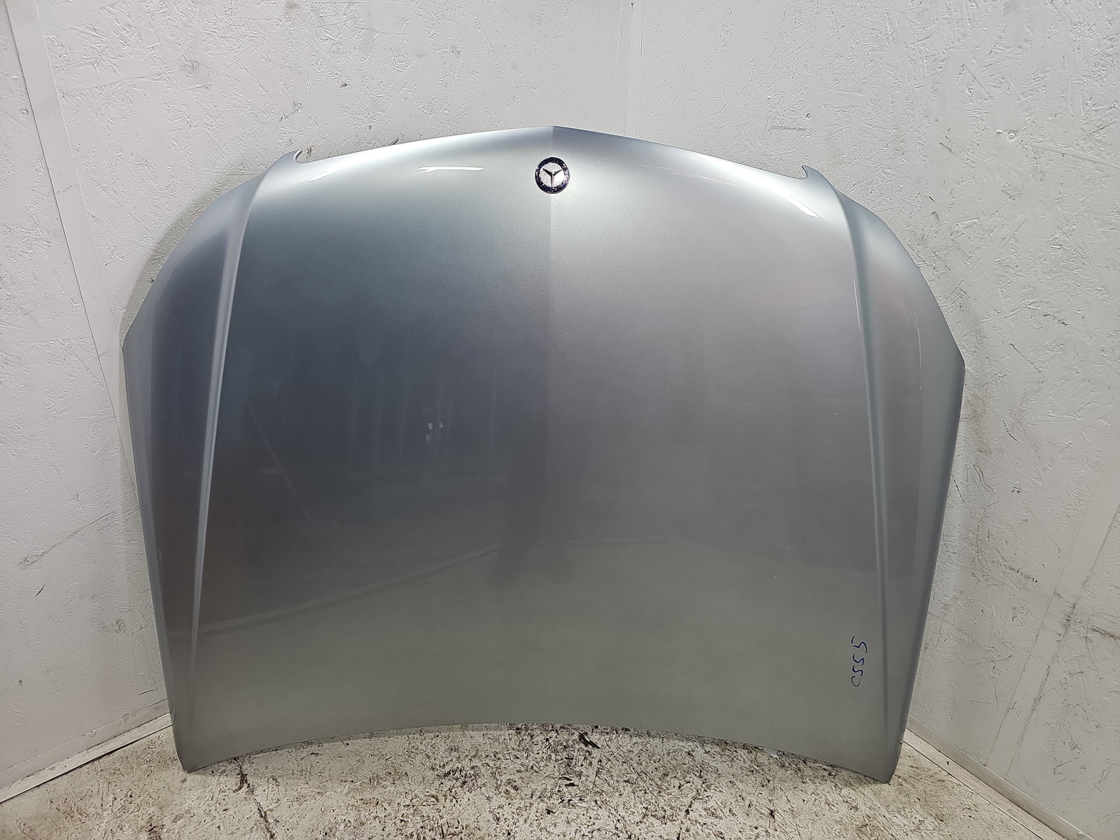 Capota motor Mercedes Clasa C (W204) [Fabr 2007-2014] Berlina AMG, Facelift 988U Argintiu Diamat - imagine 1