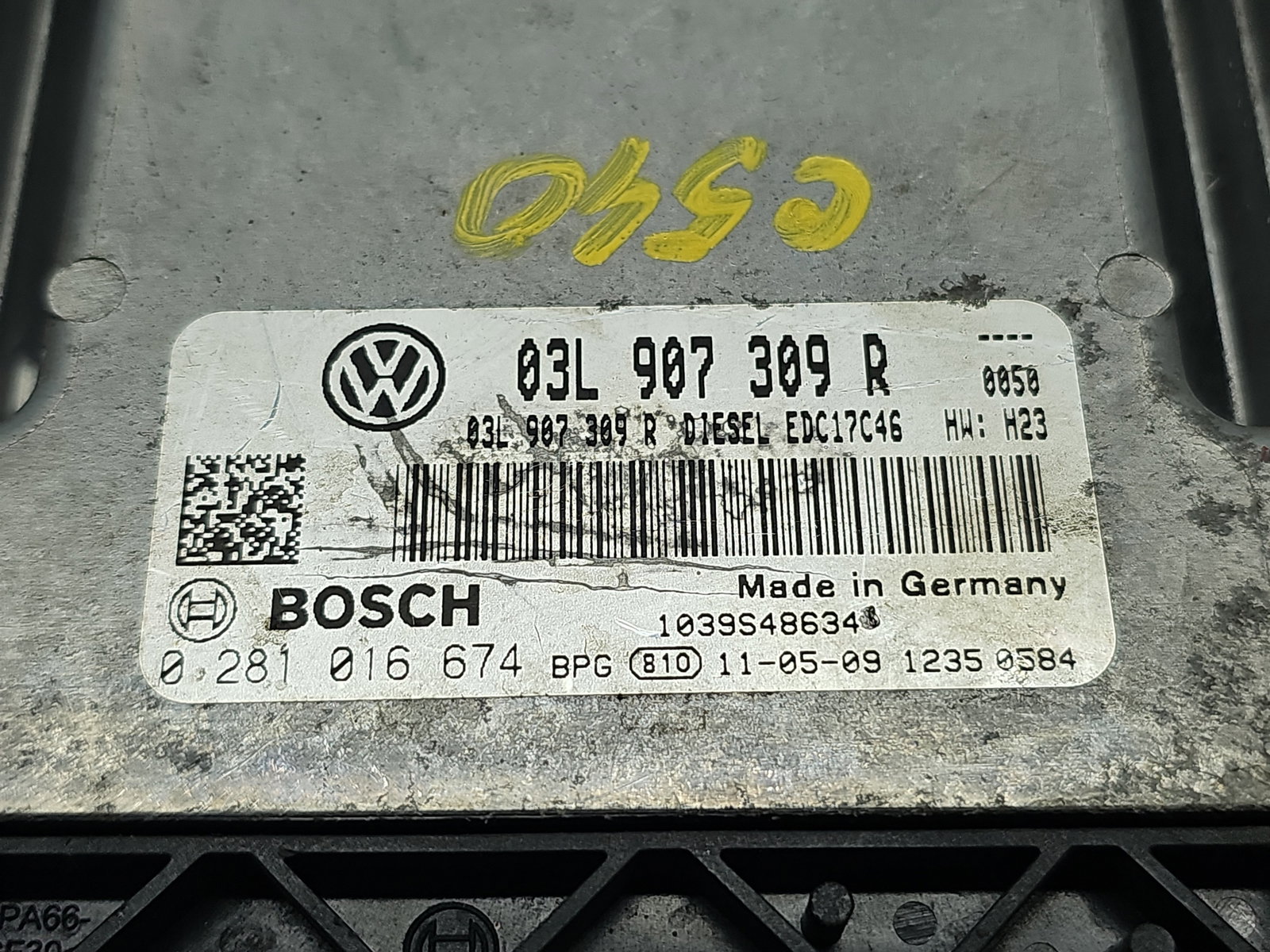 Calculator motor ECU Volkswagen Tiguan (5N) [Fabr 2007-2016] 03L907309R 2.0 TDI CFFB 103KW / 140CP - imagine 4
