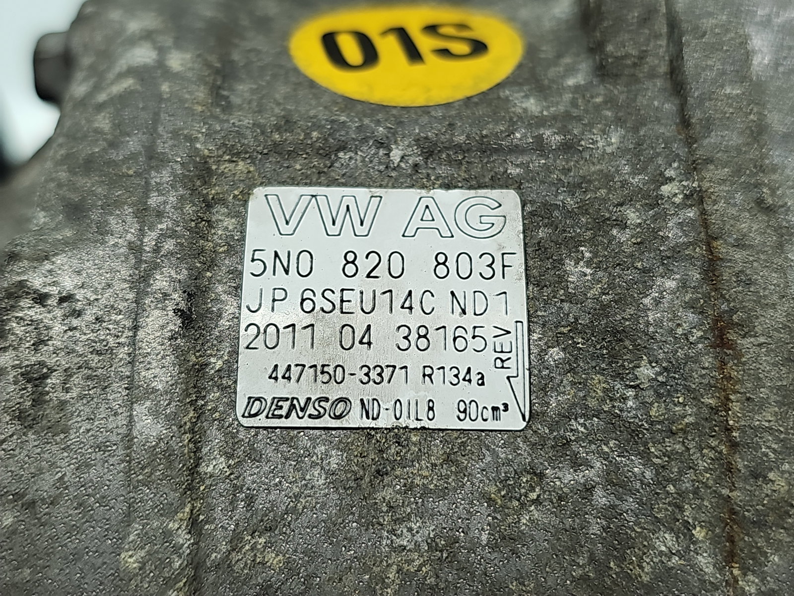 Compresor clima Volkswagen Tiguan (5N) [Fabr 2007-2016] 5N0820803F 2.0 TDI CFFB 103KW / 140CP - imagine 6