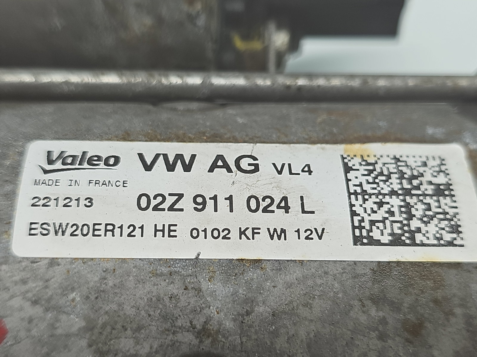 Electromotor Volkswagen Golf 7 (5G) [Fabr 2014-prezent] 02Z911024L 1.6 TDI CLHA 77KW / 105CP - imagine 6