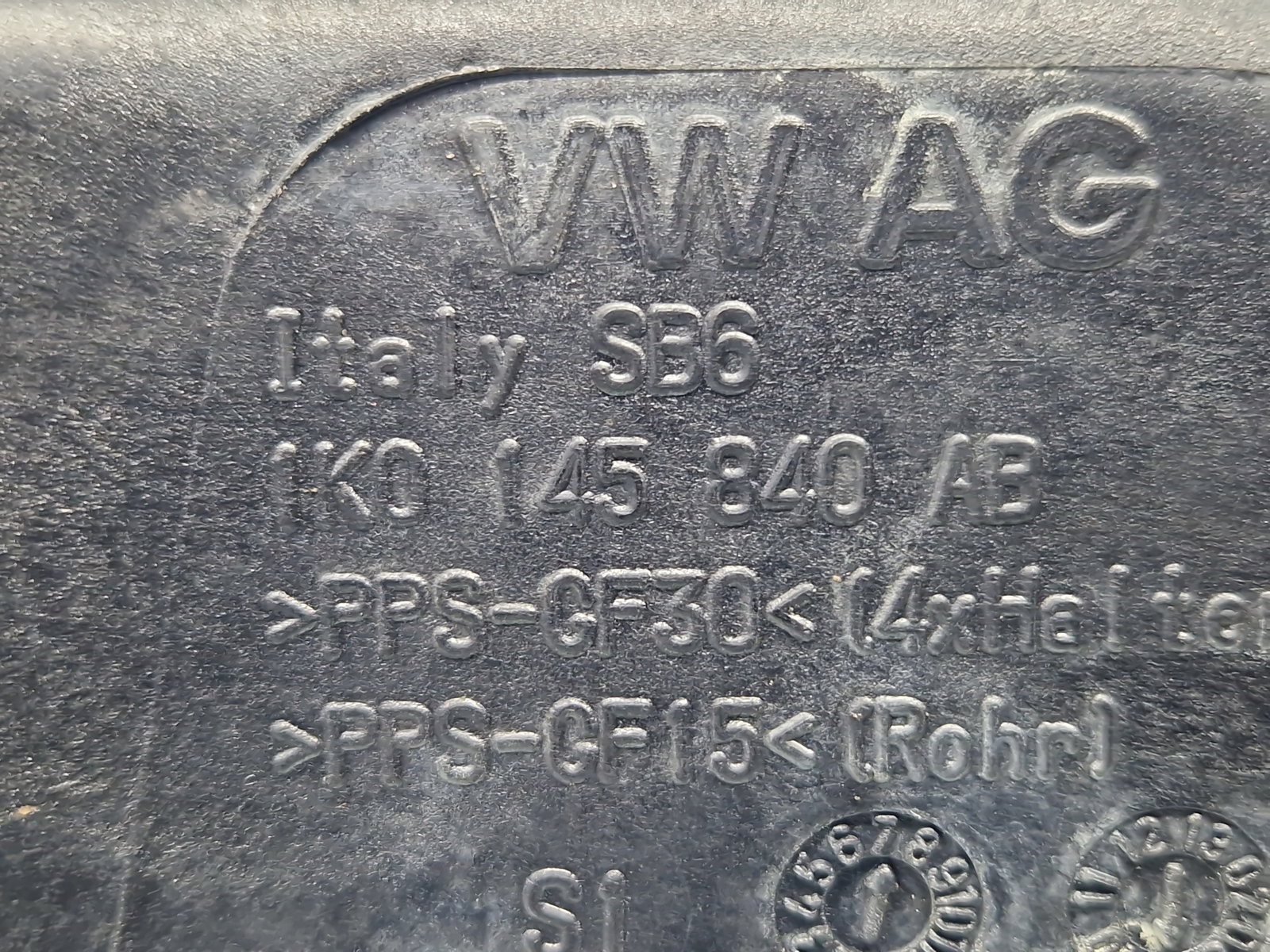 Tub intercooler AUDI A3 (8P1) [Fabr 2003-2012] 1K0145840AB 2.0 TDI CBBB 125KW / 170CP - imagine 5